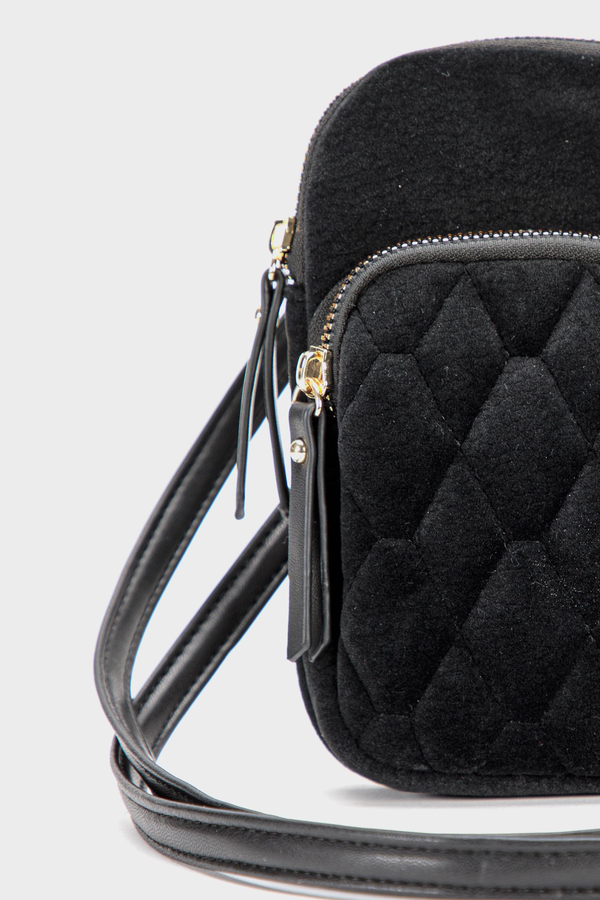 Black Phone Bag Clutch, , large image number 1