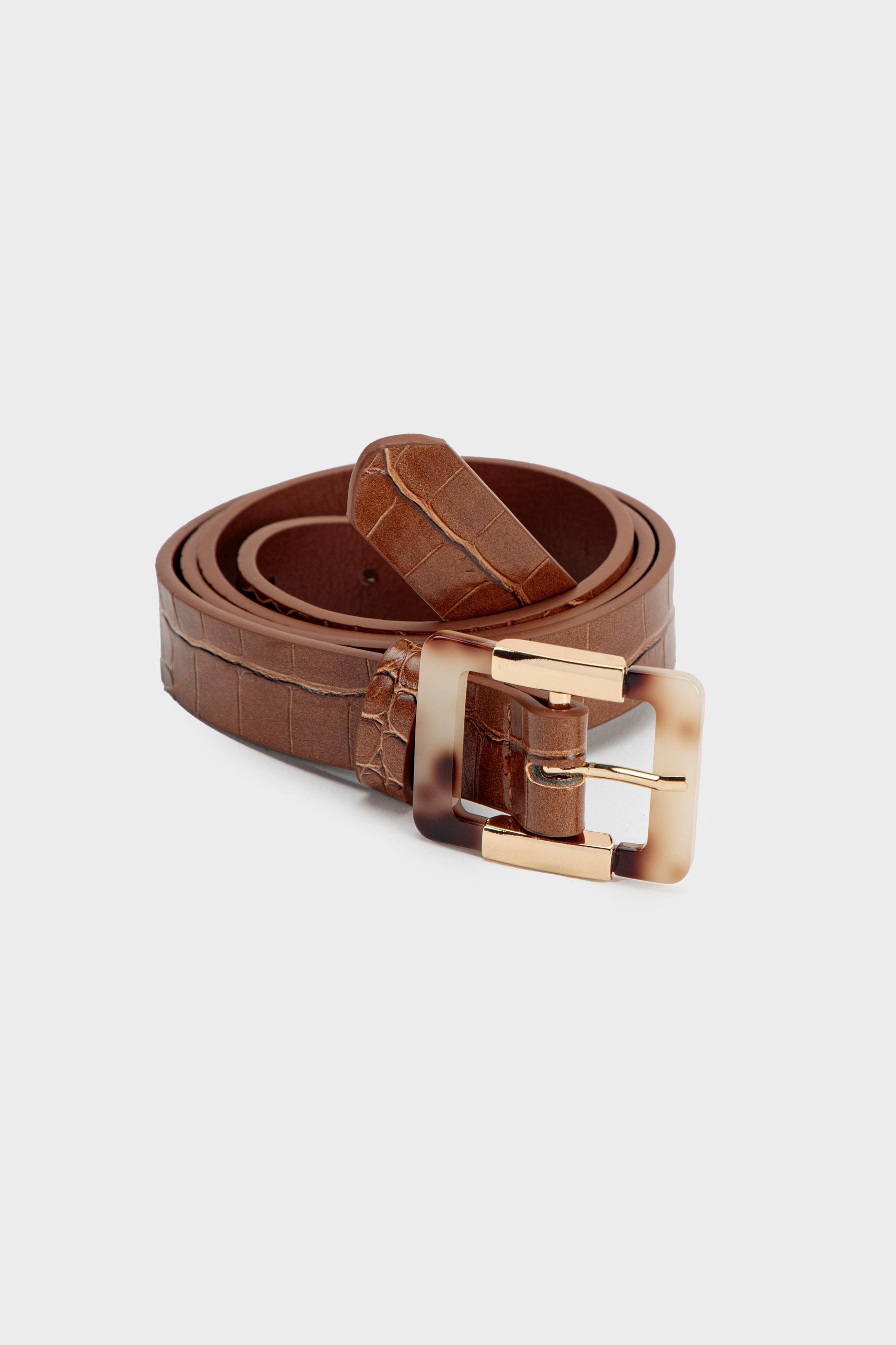 Brown Animal Pattern Belt, , large image number 0