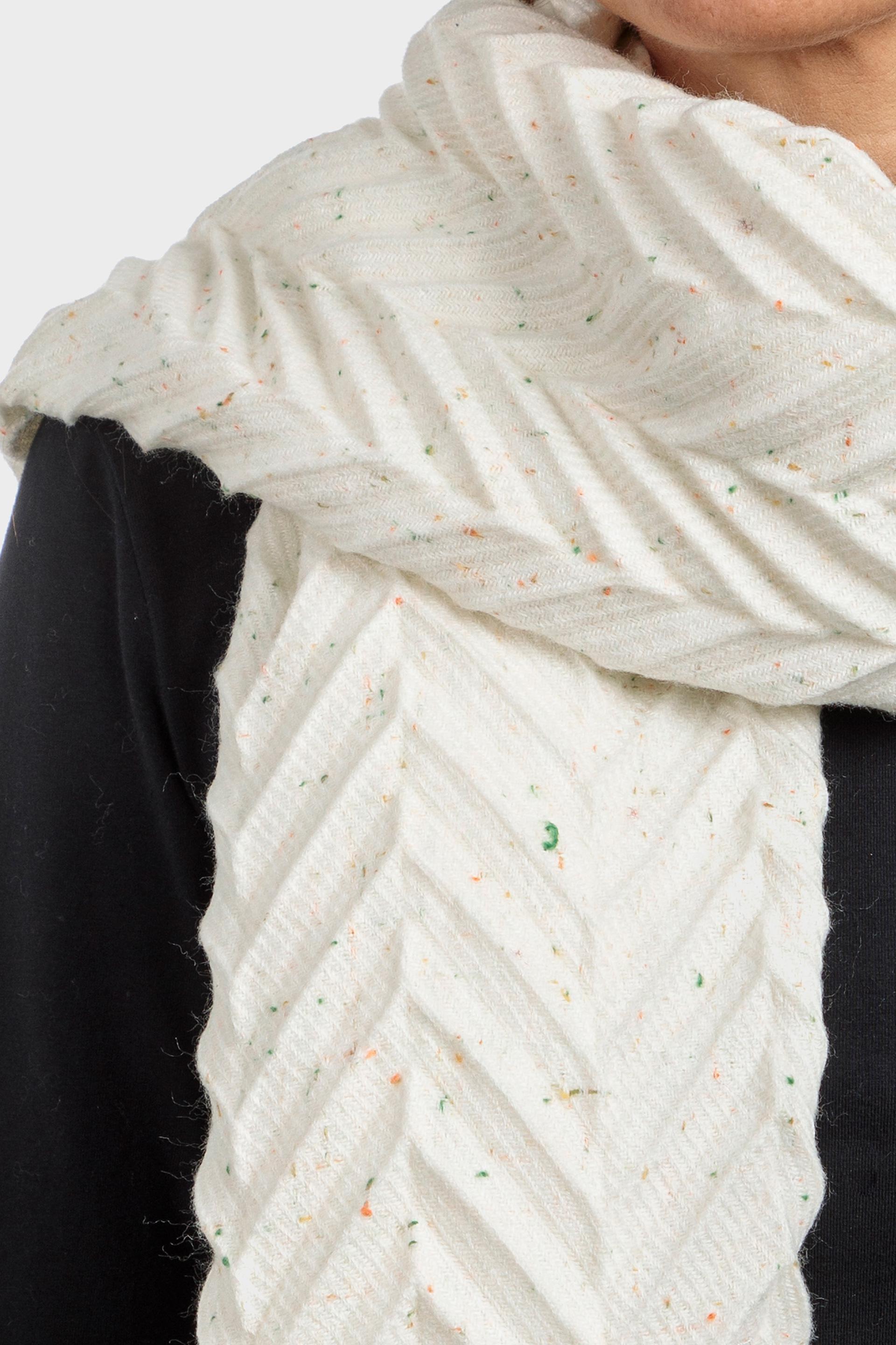 Cream Woven Scarf, , large image number 1