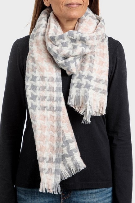 Punt Roma - Multicolour Houndstooth Scarf