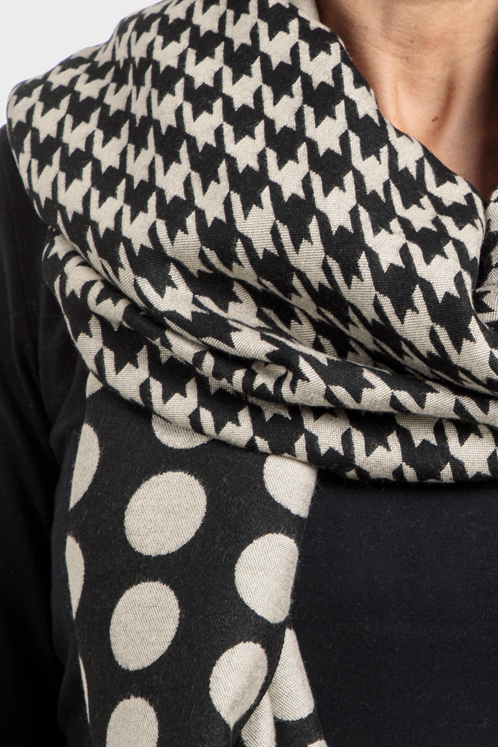 Multicolour Patterned Scarf, , large image number 1