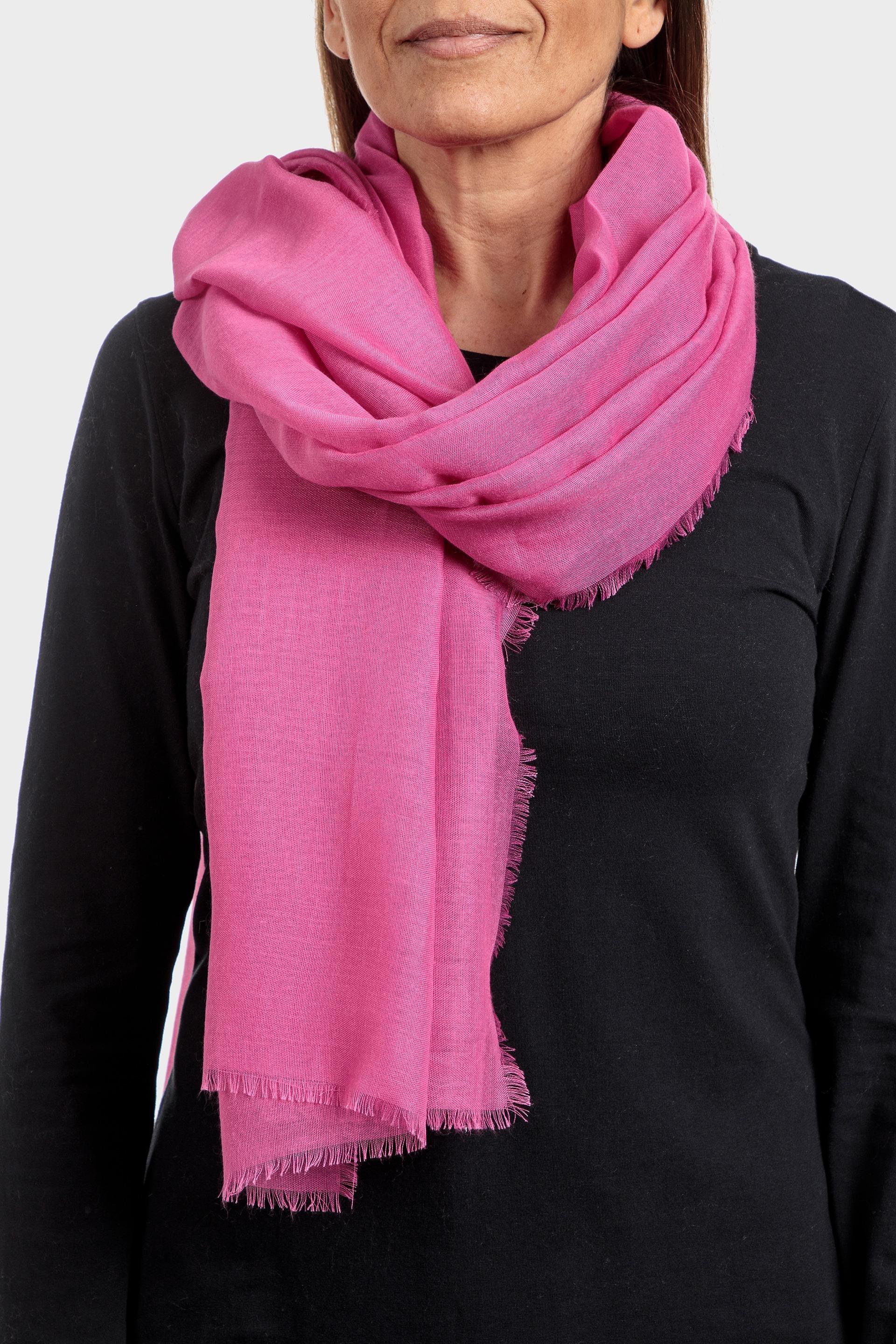 Pink Solid Scarf, , large image number 0