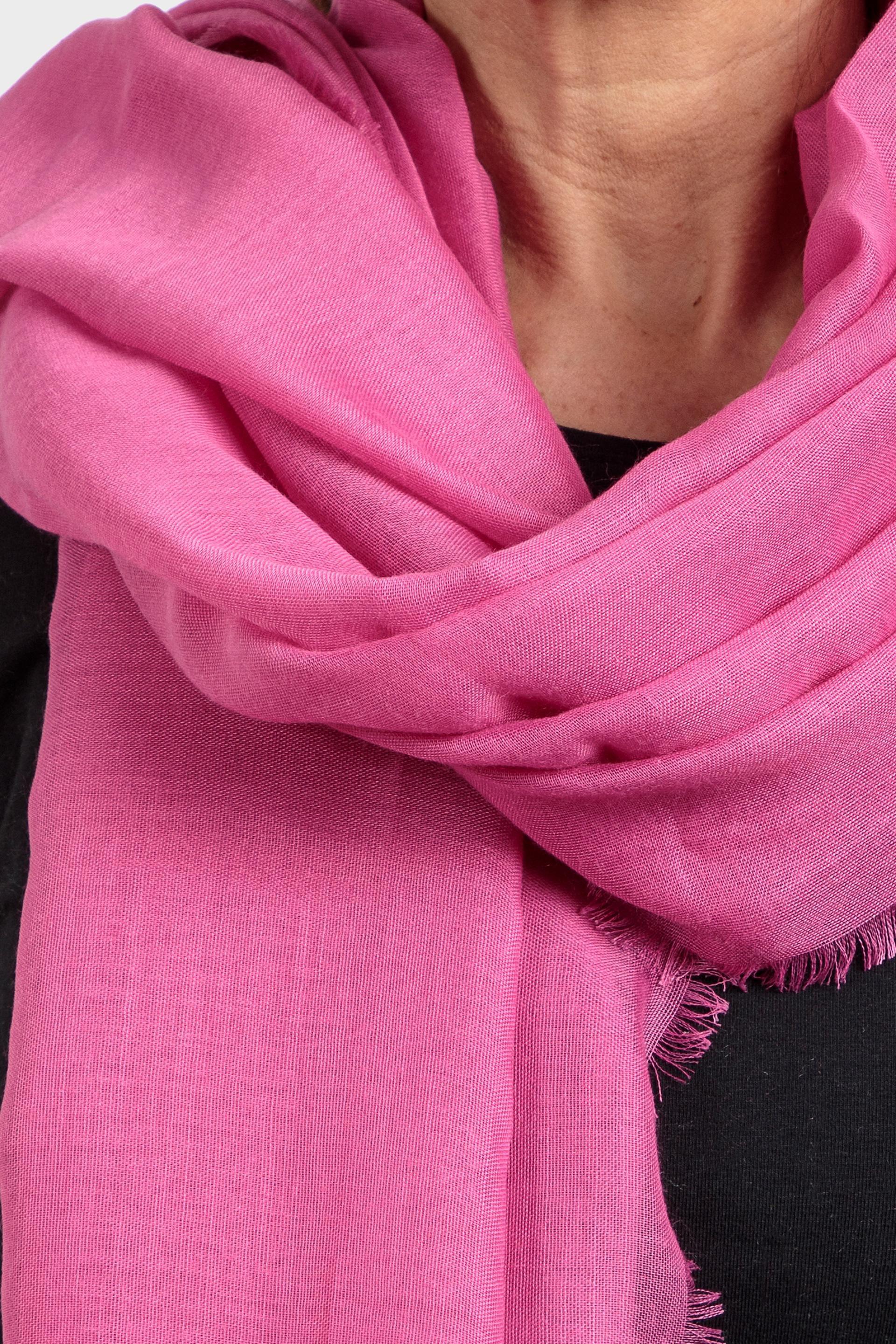 Pink Solid Scarf, , large image number 1