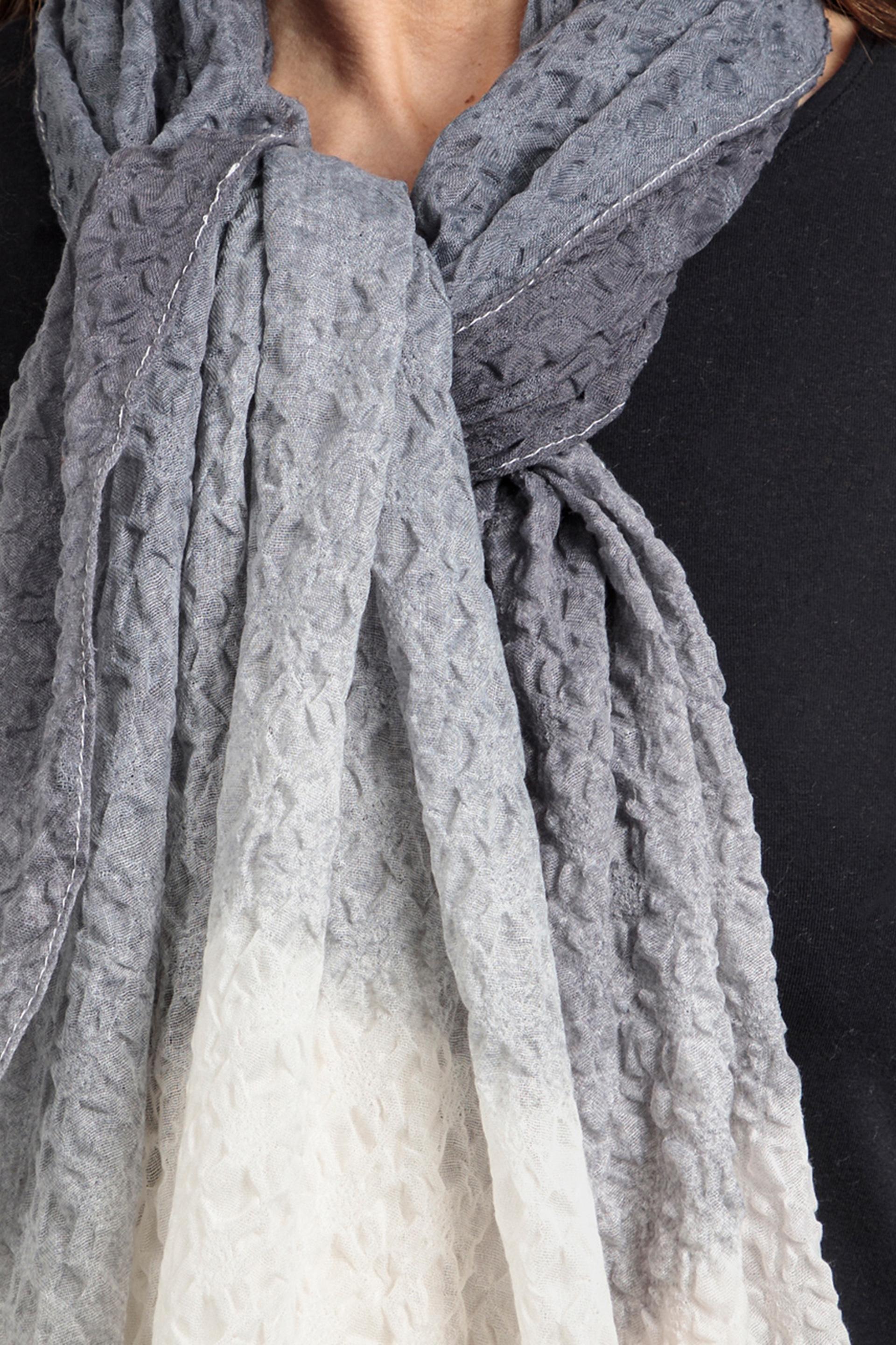 Grey Gradual Scarf, , large image number 1
