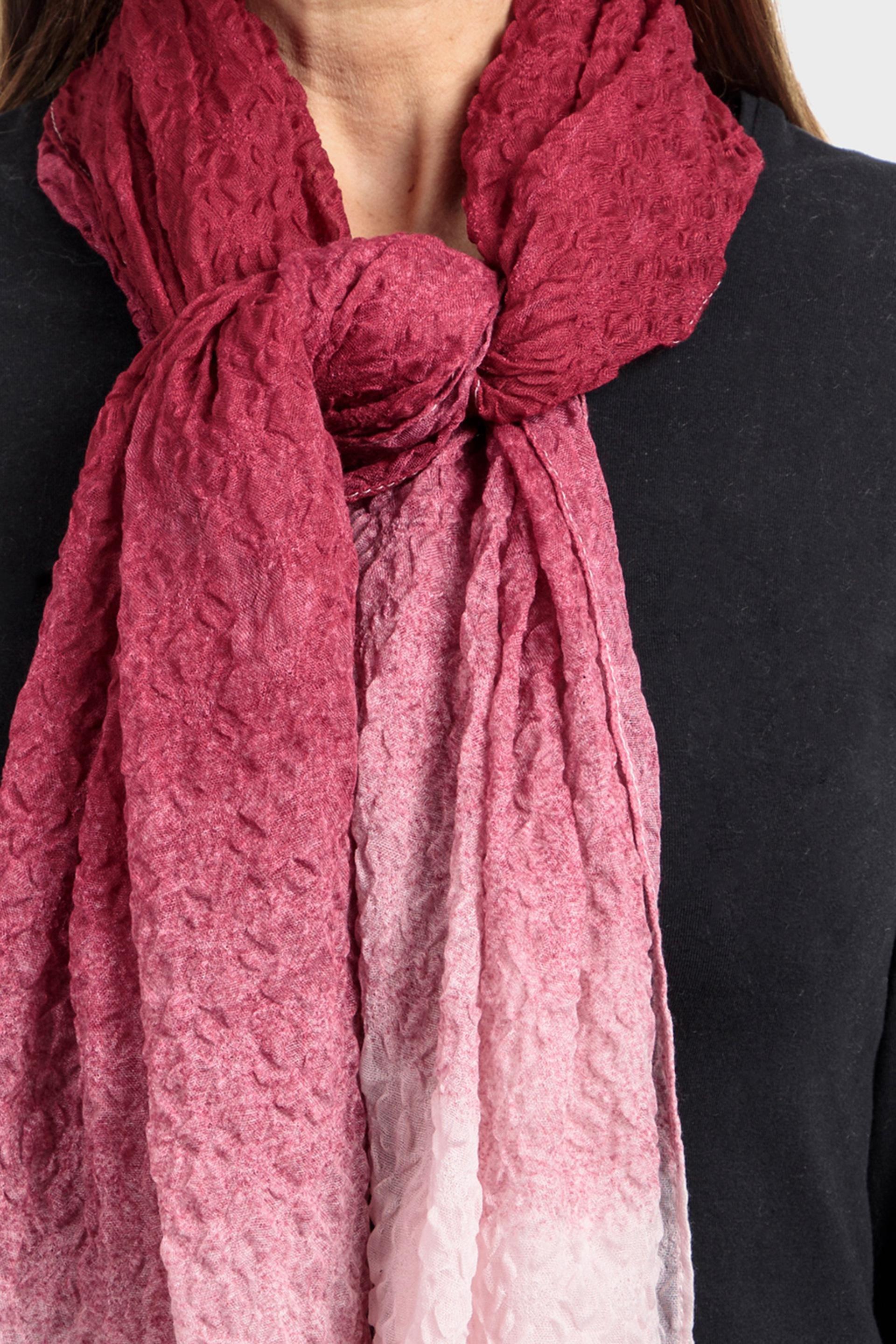 Pink Gradual Scarf, , large image number 1