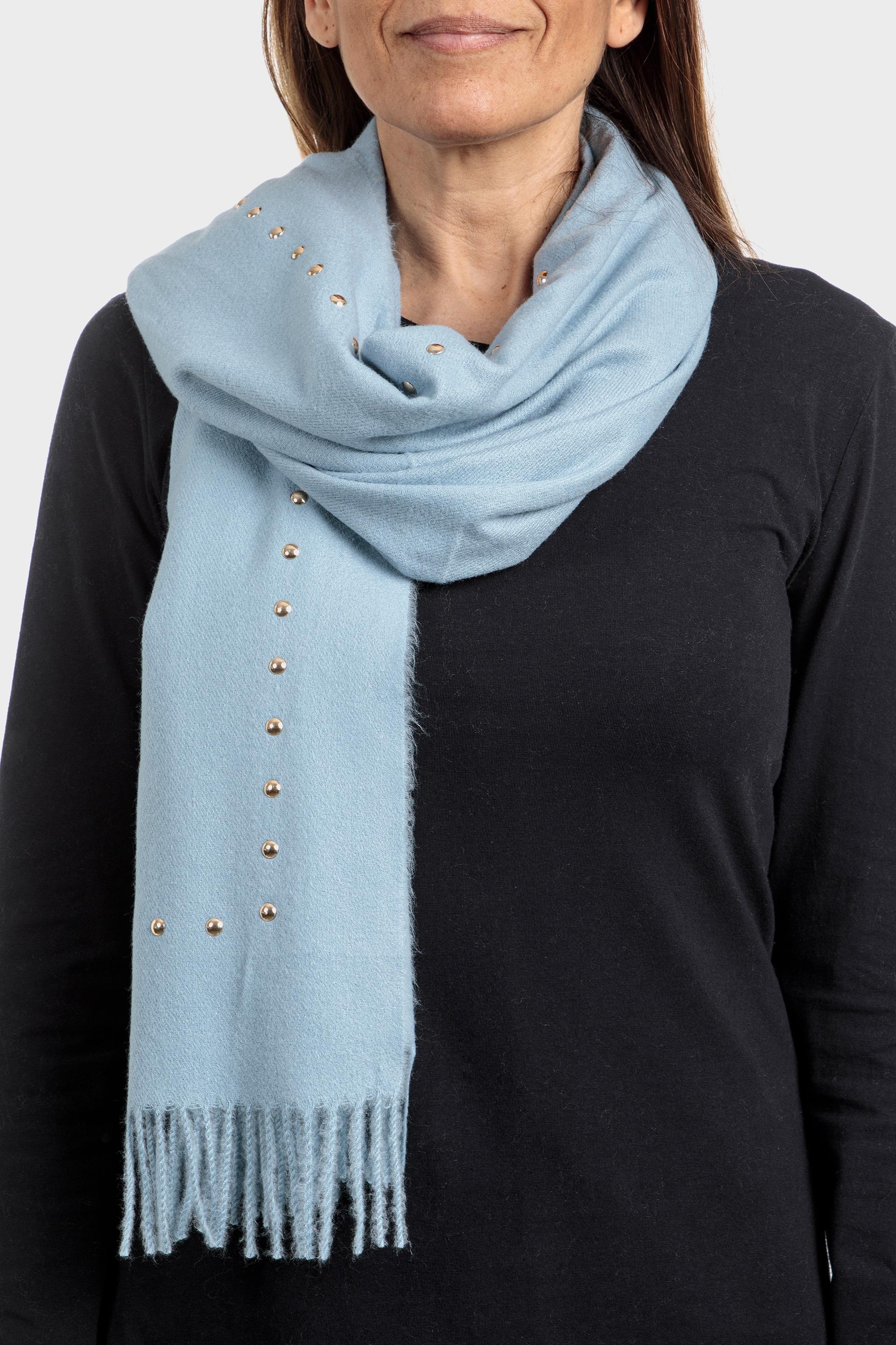Blue Studded Scarf, , large image number 1