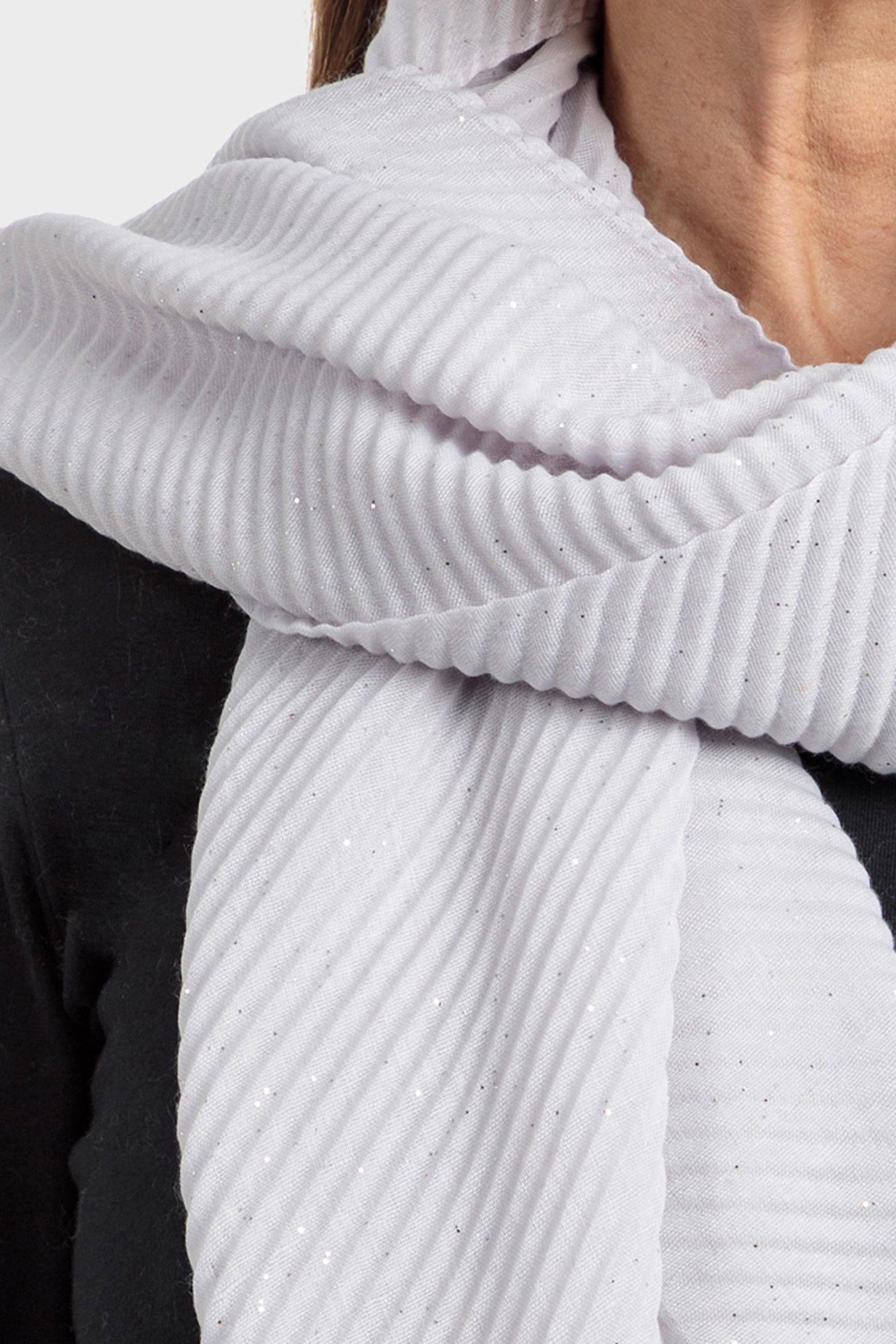 Grey Sequined Scarf, Grey Light, large image number 1