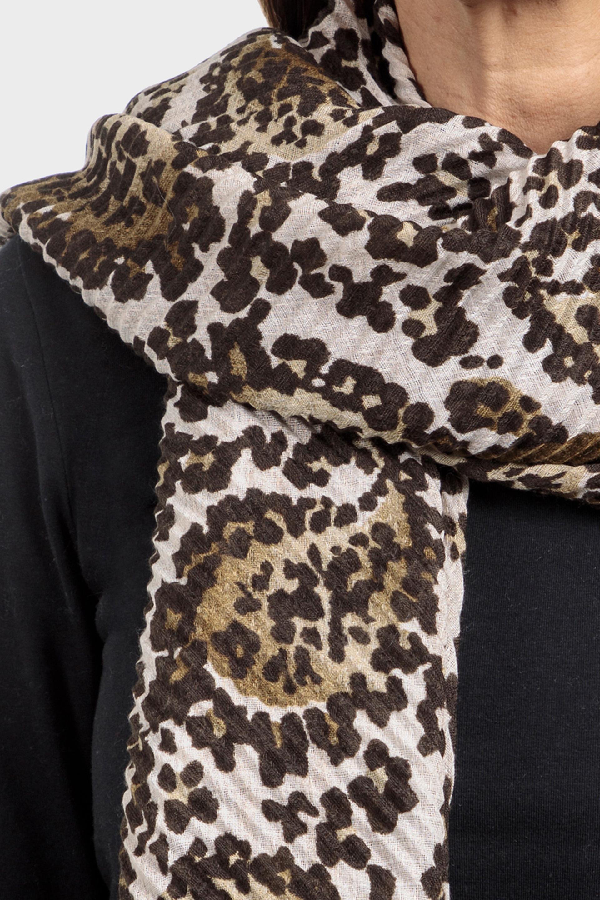 Beige Scarf, Green Khaki, large image number 1