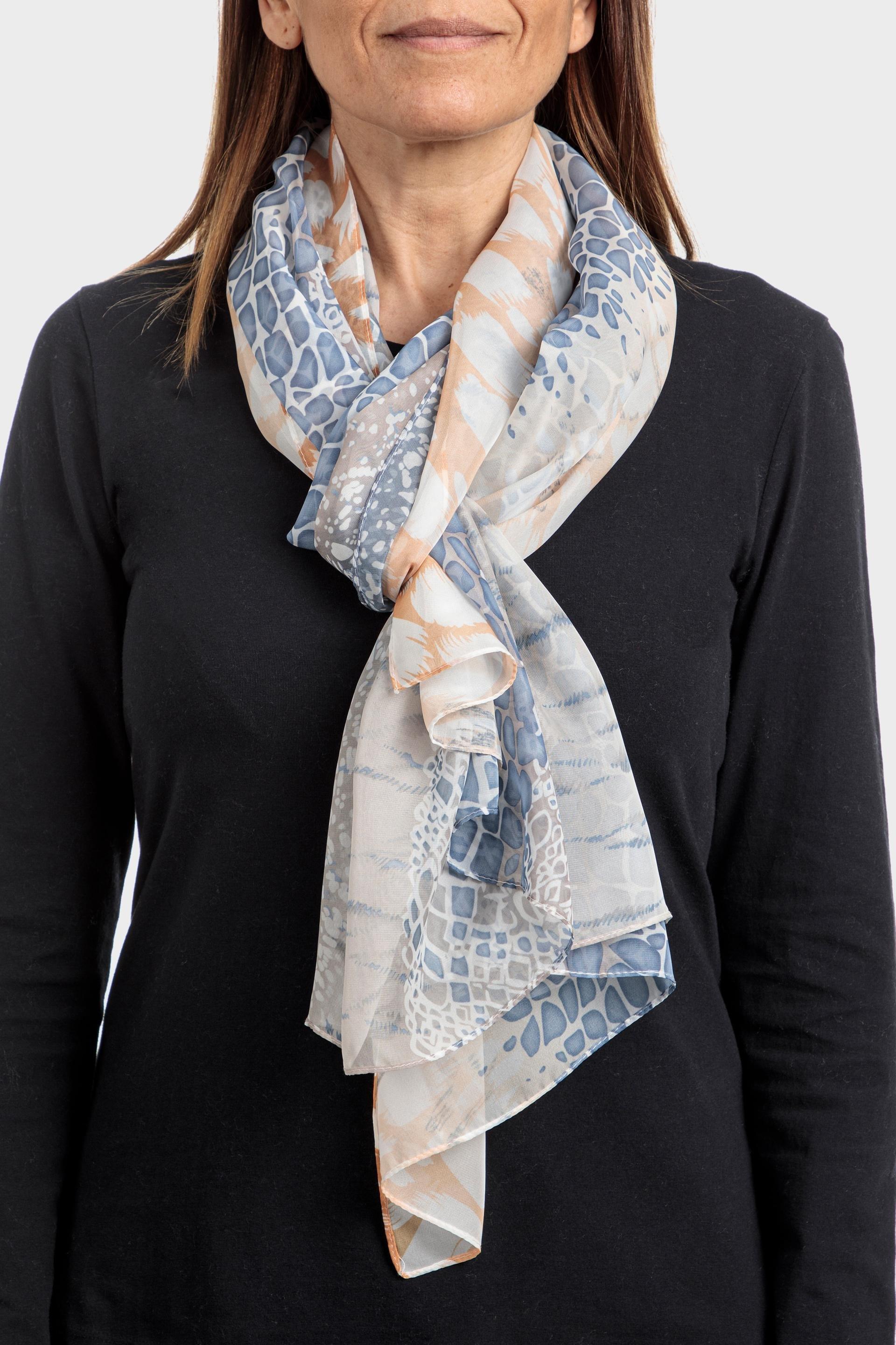 Multicolour Printed Scarf, , large image number 0
