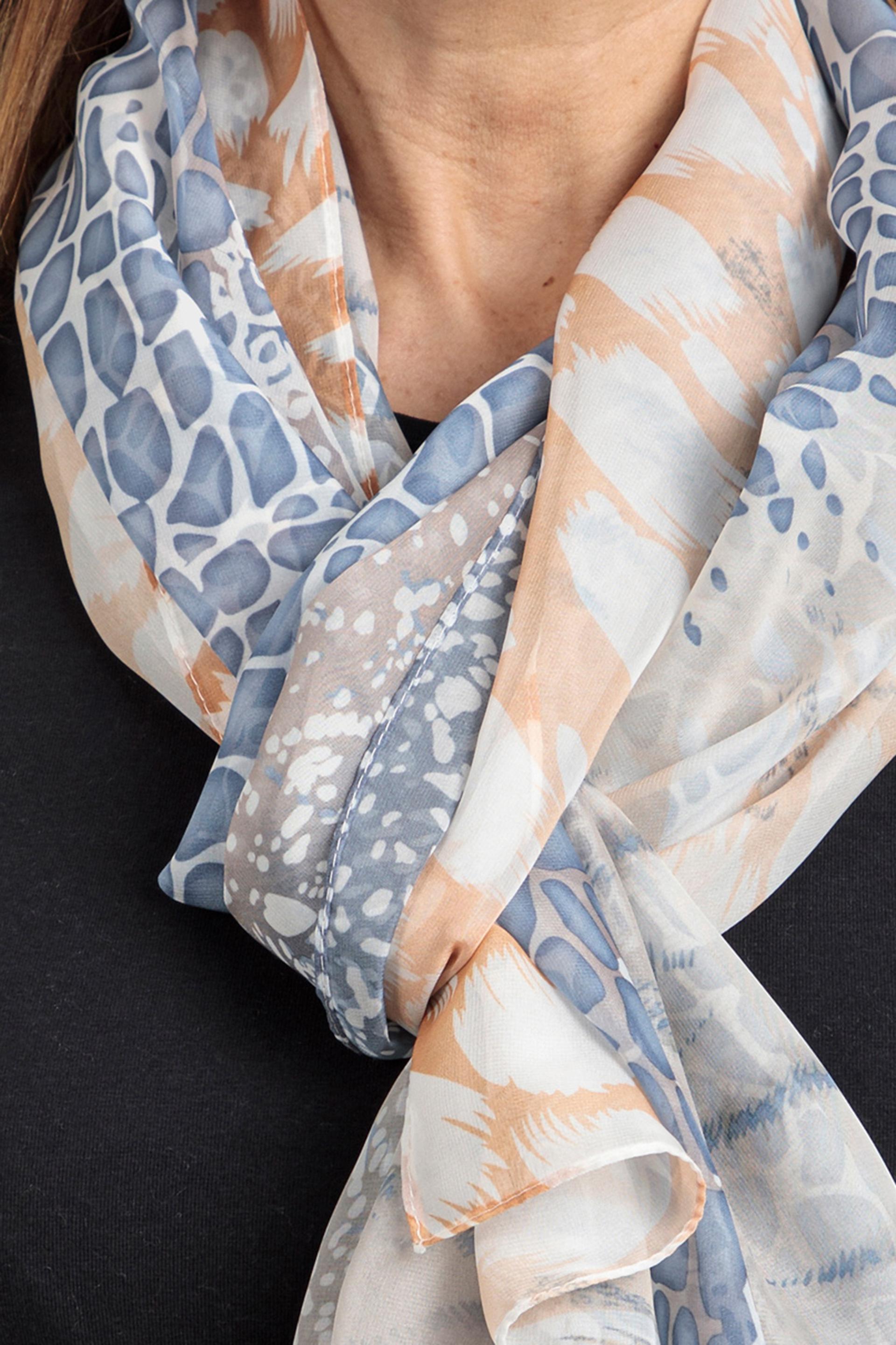 Multicolour Printed Scarf, , large image number 1