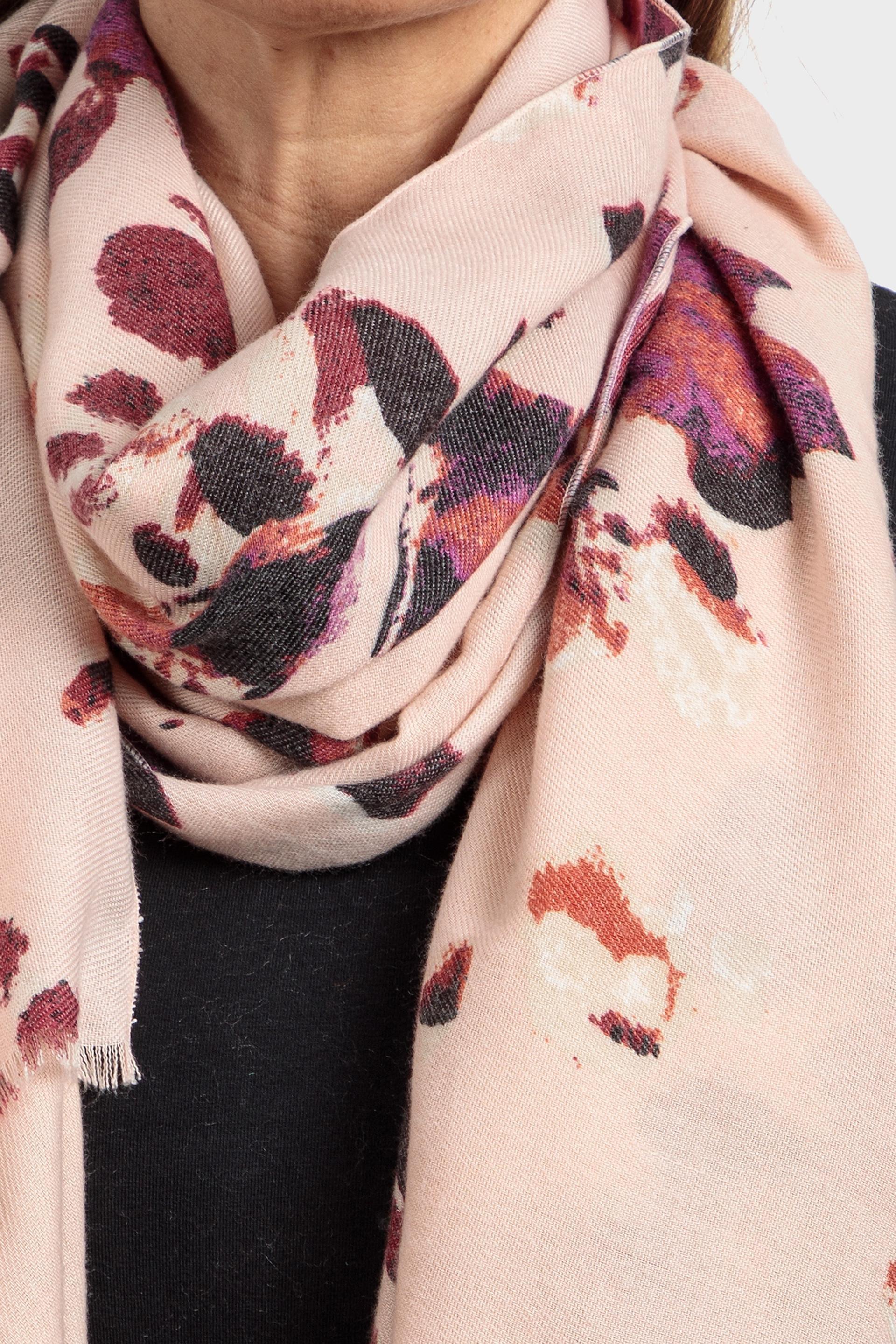 Punt Roma - Pink Printed Scarf