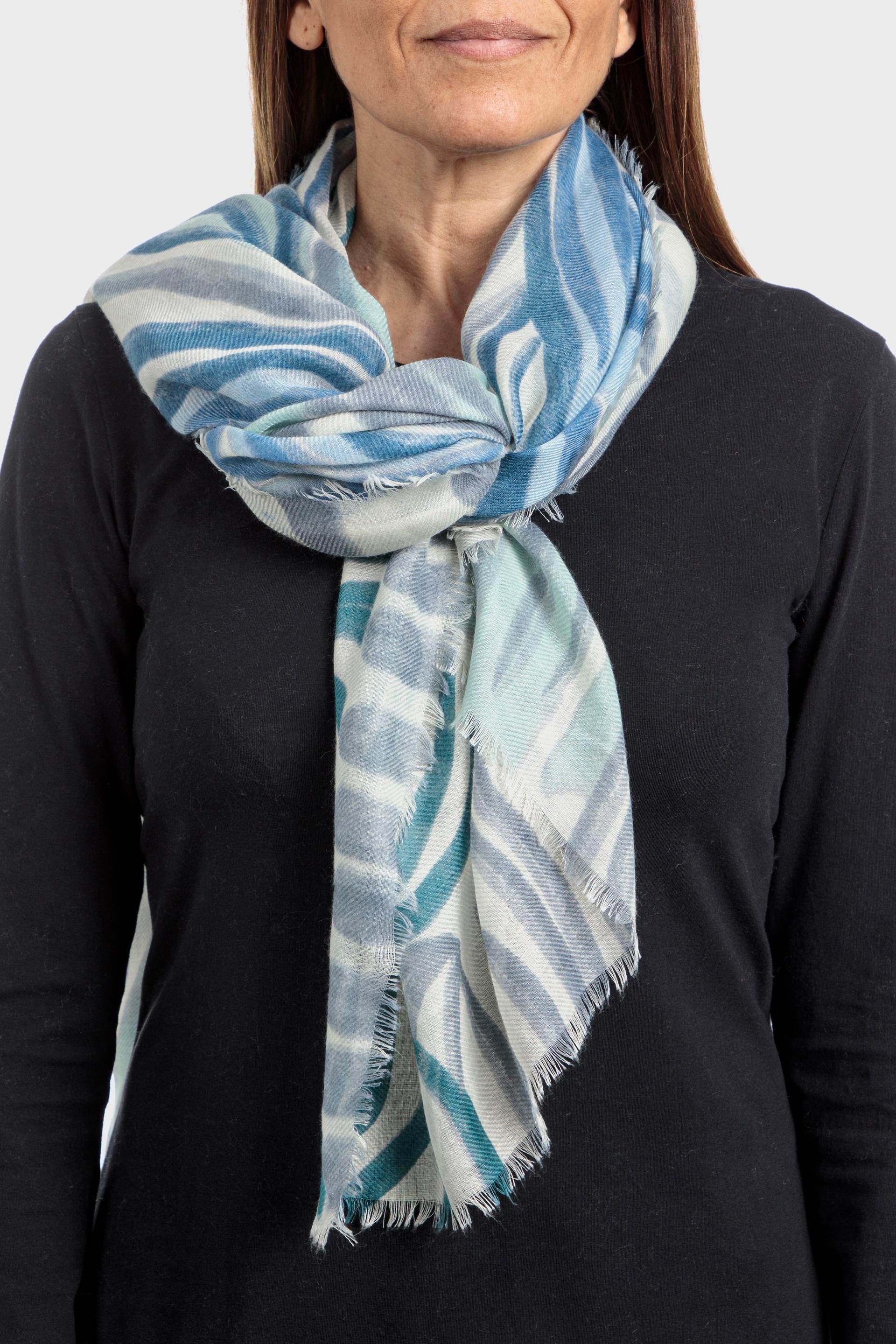 Blue Scarf, , large image number 0