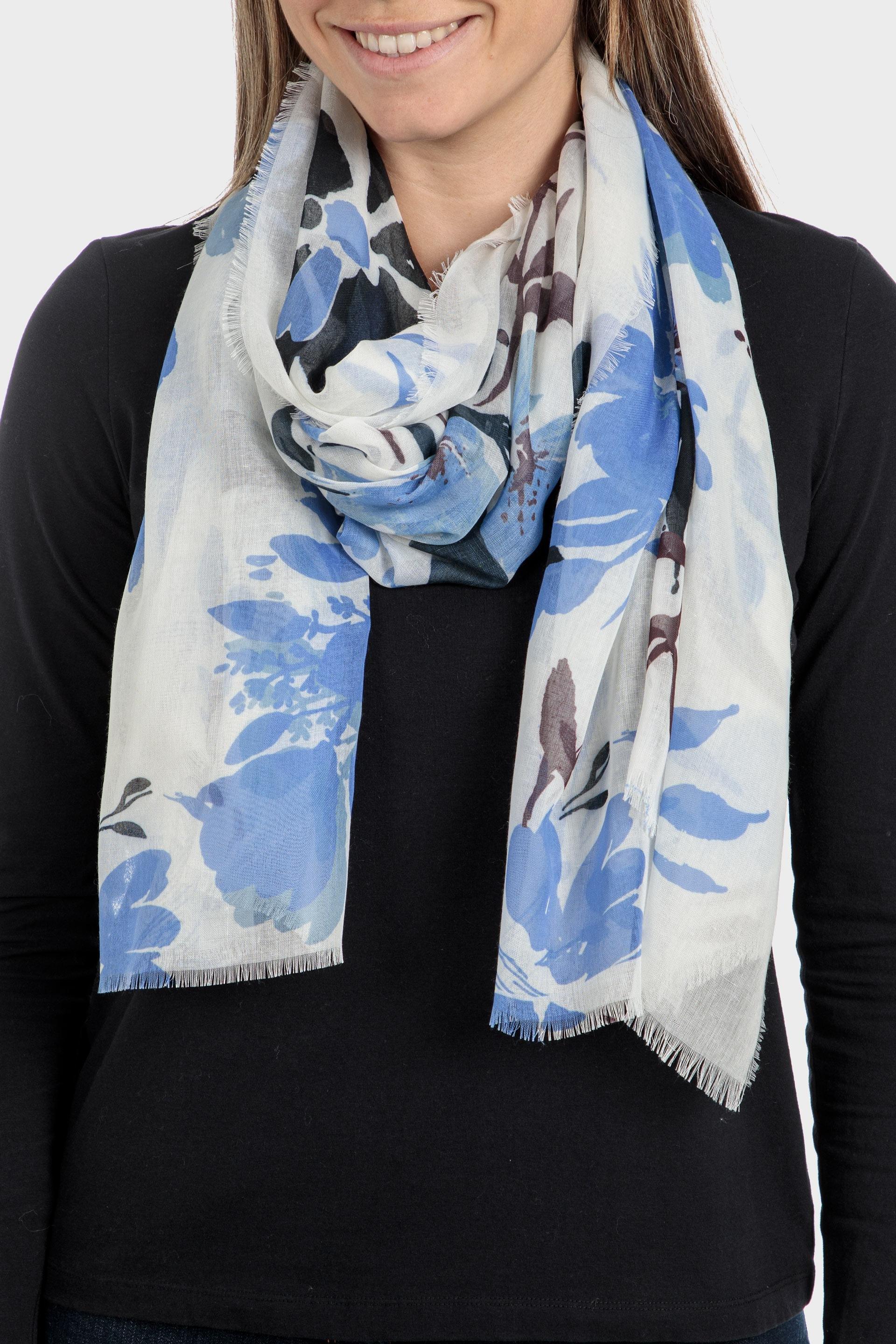 Multicolour Floral Scarf, , large image number 0