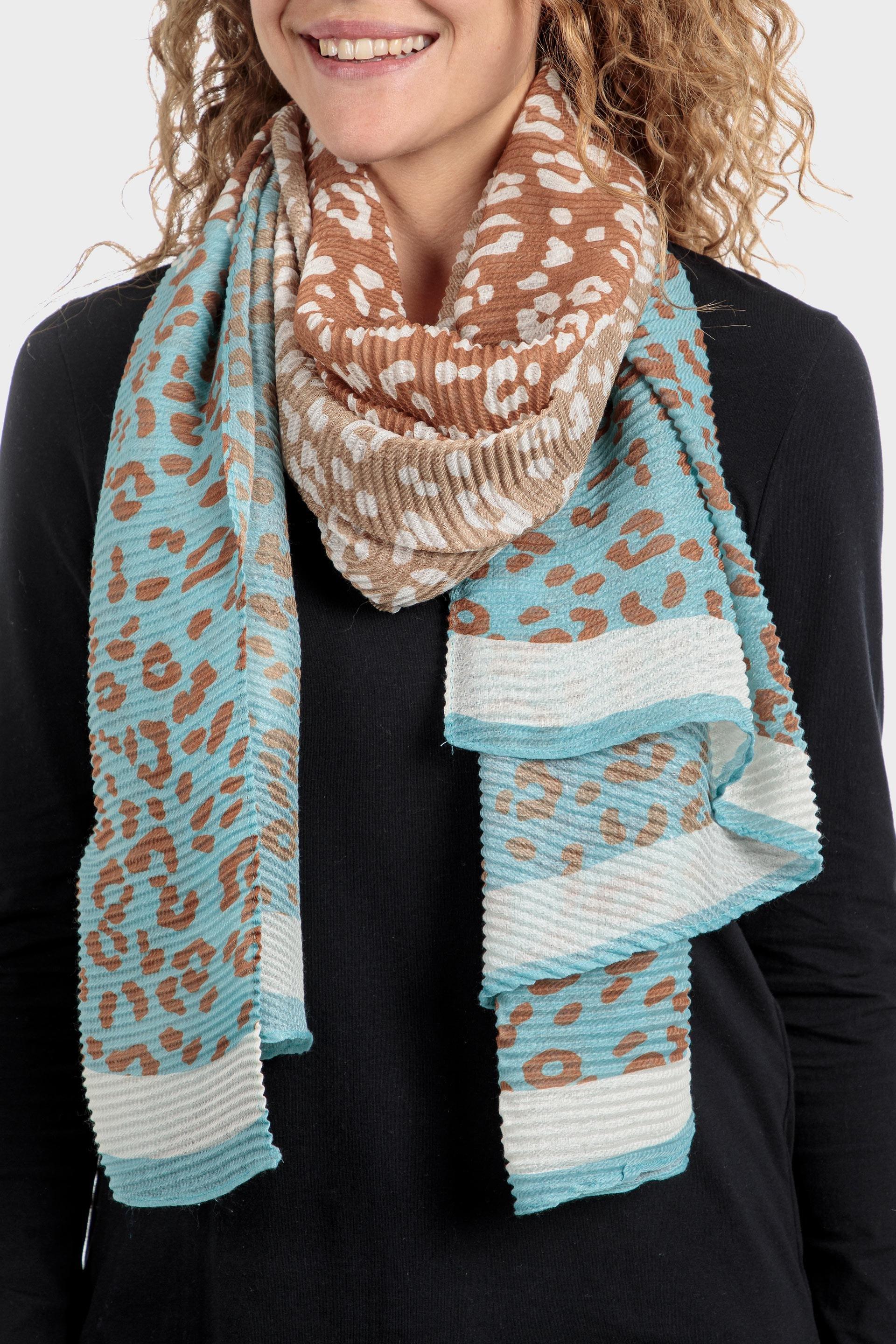Multicolour Animal Print Scarf, , large image number 0