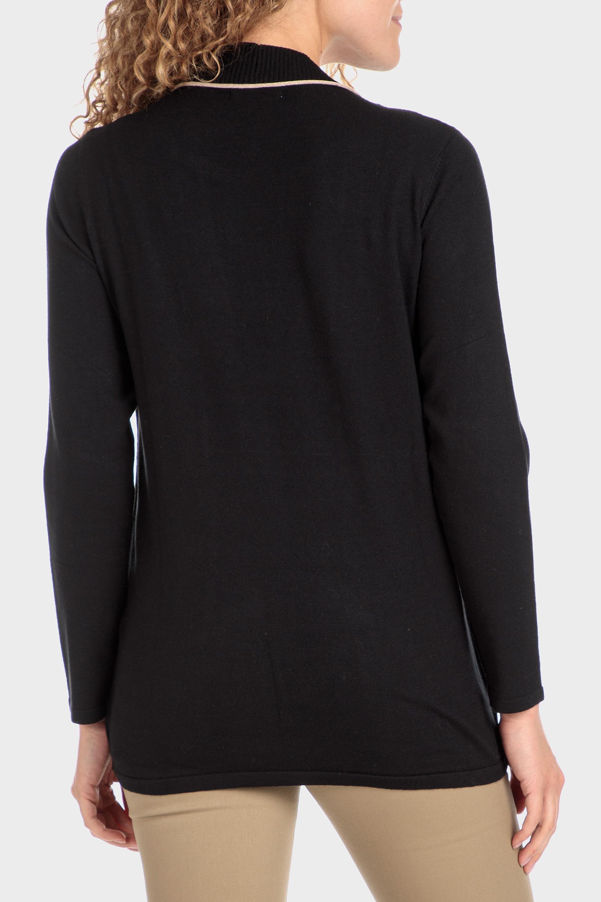 Black Faux Knitted Co-Ord Set, , large image number 3