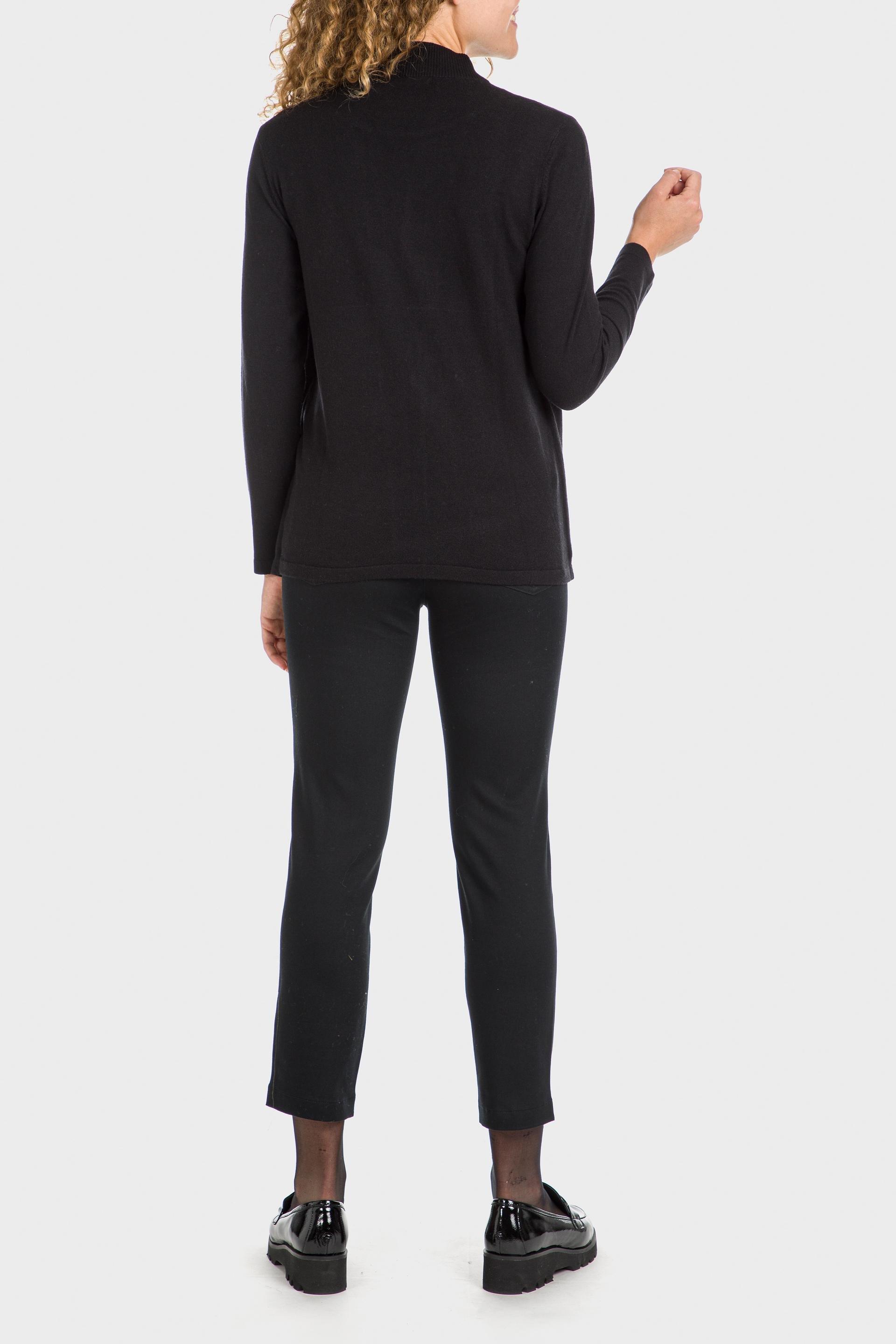 Black Faux Knitted Co-Ord Set, , large image number 3