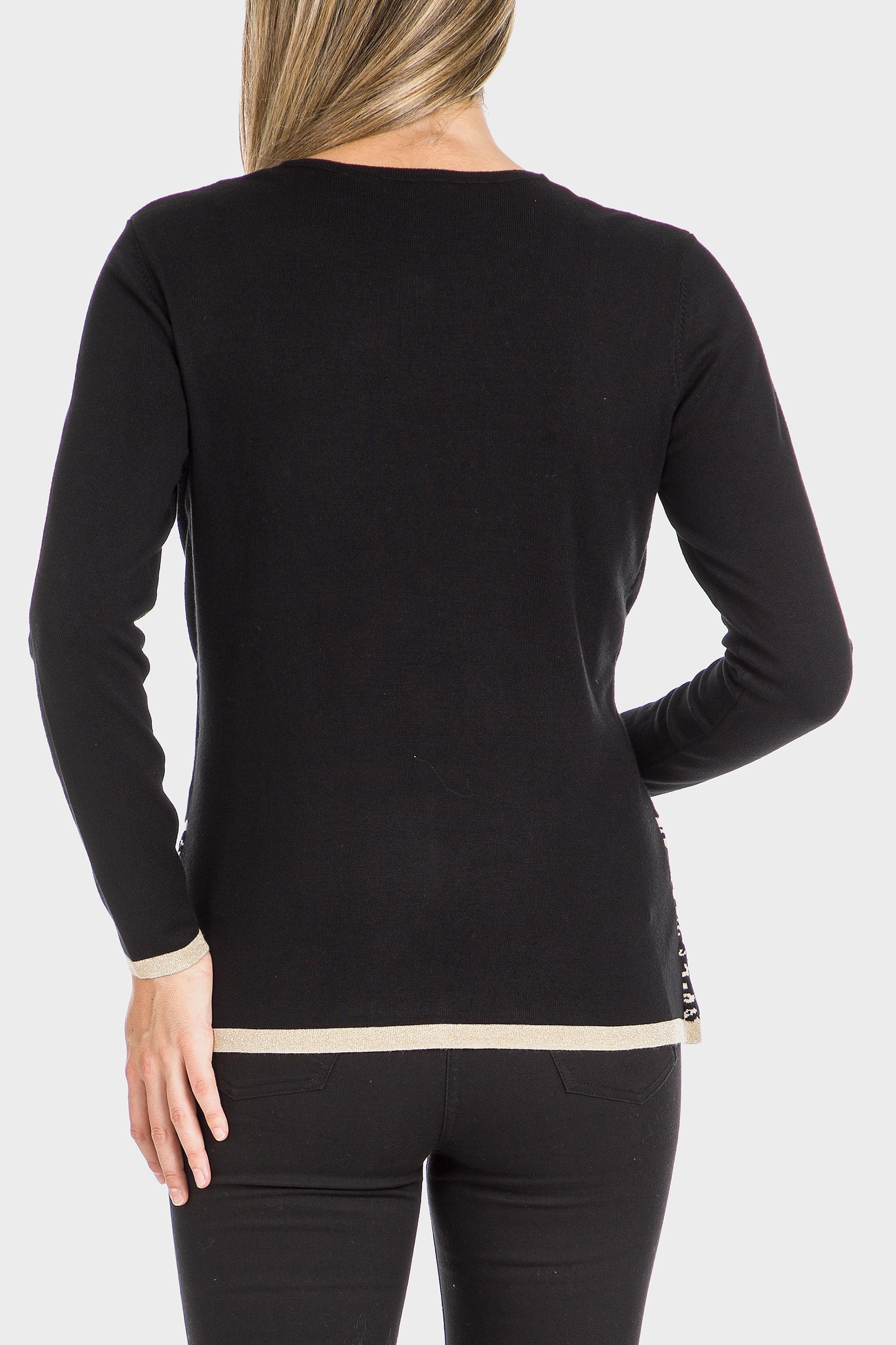 Black Faux Knitted Co-Ord Set, , large image number 4