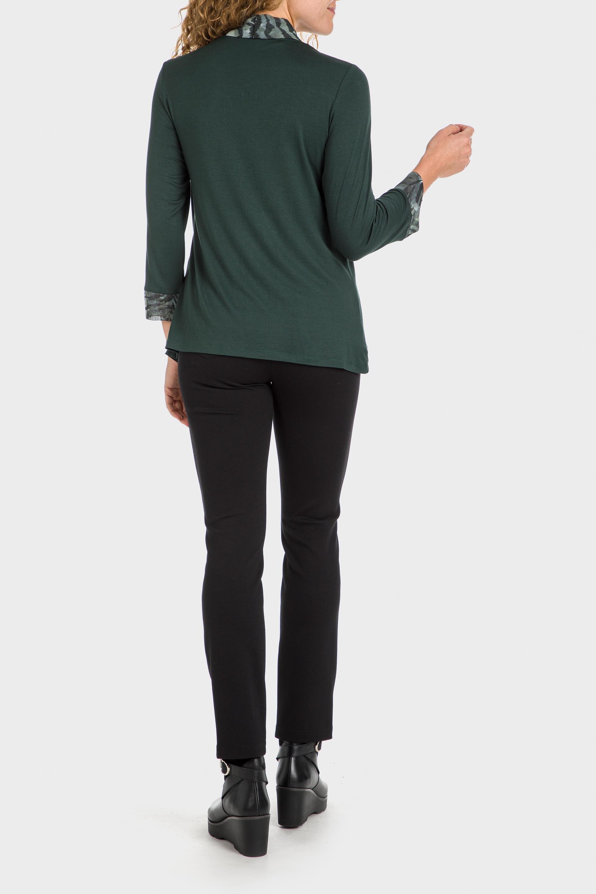 Green Faux Printed Twinset, , large image number 3