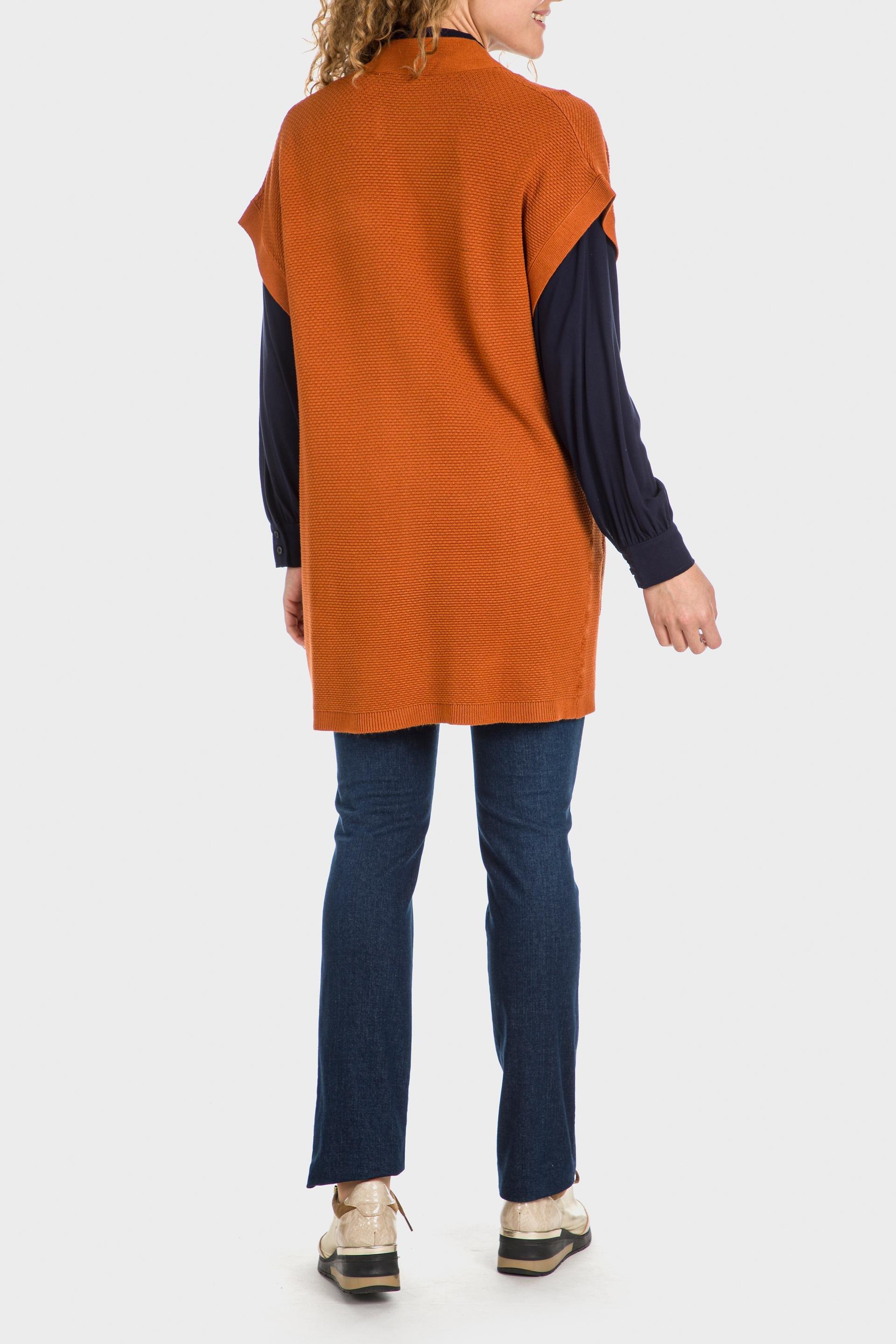 Orange Long Waistcoat, , large image number 2