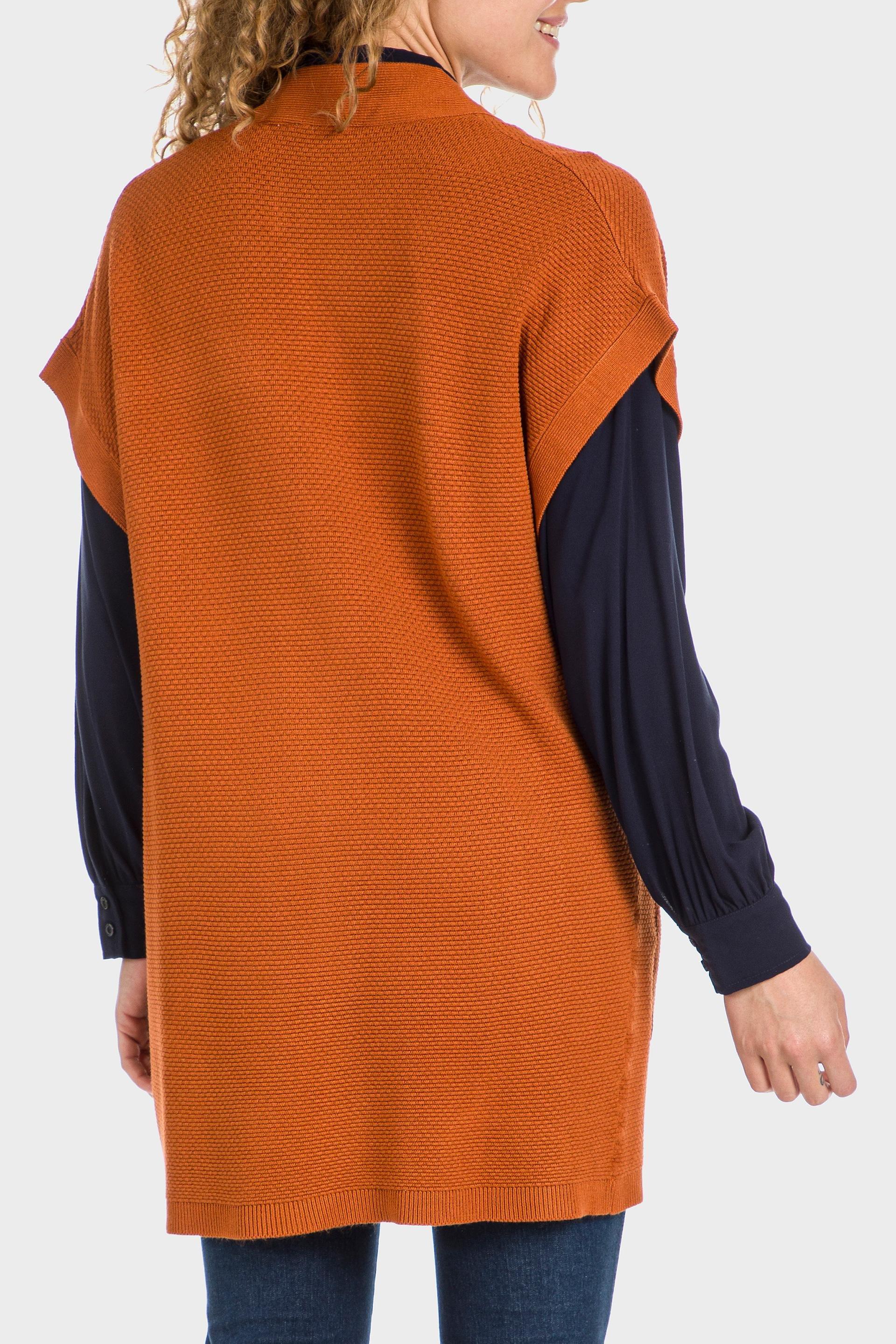 Orange Long Waistcoat, , large image number 3