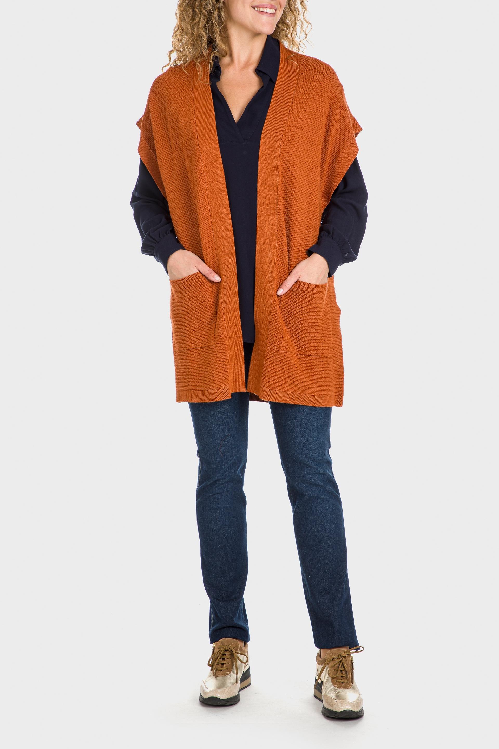 Orange Long Waistcoat, , large image number 4