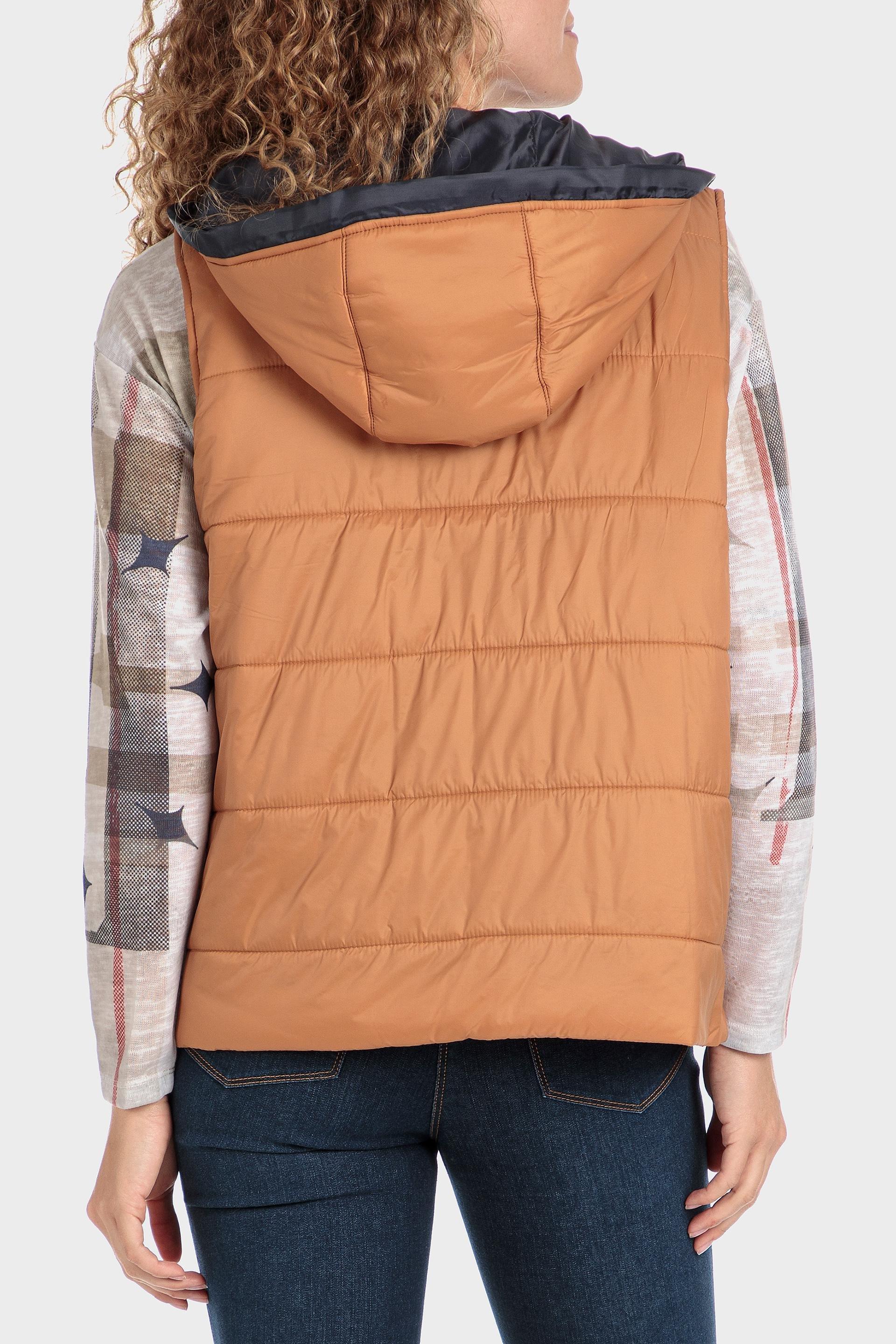 Beige Padded Waistcoat, , large image number 2