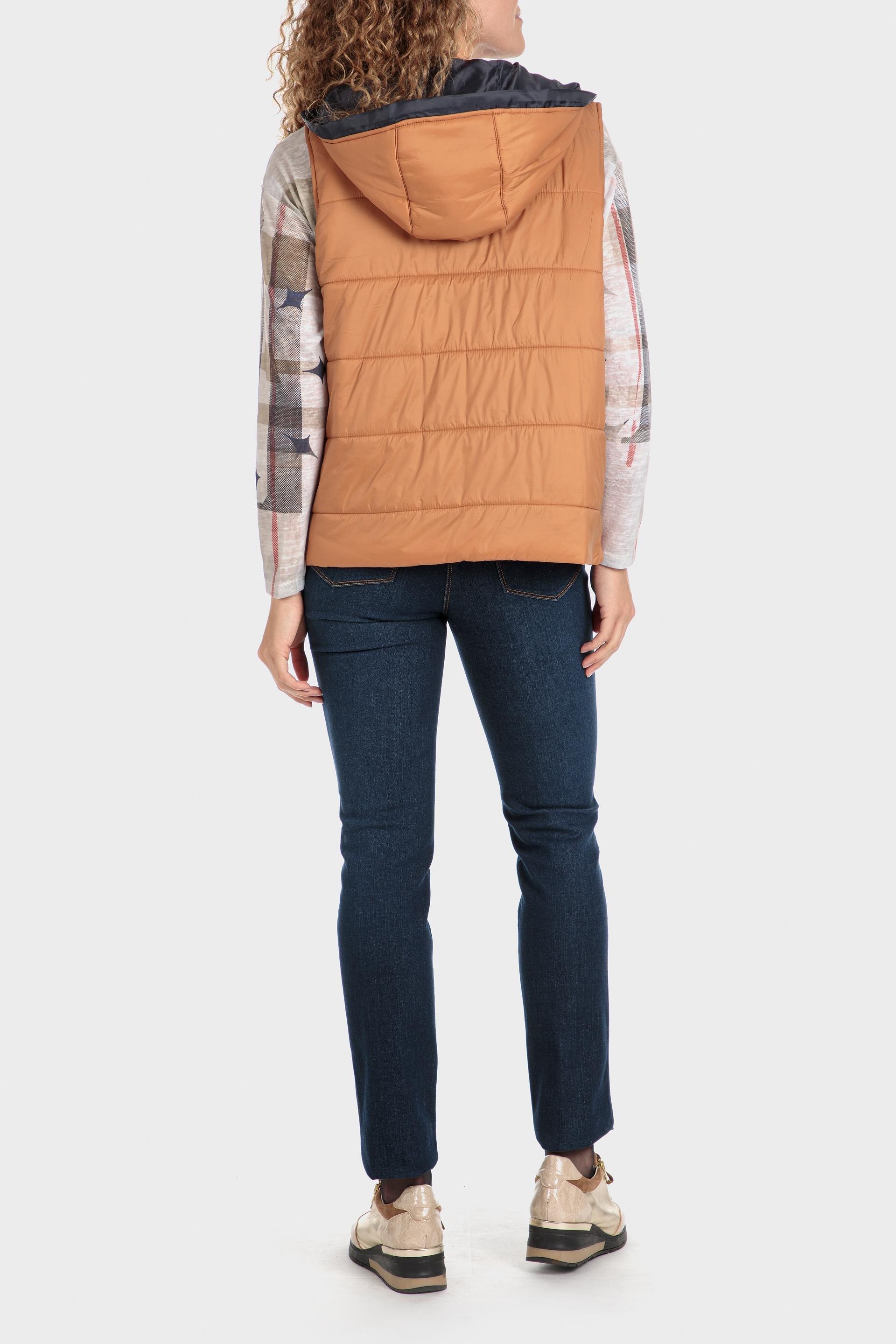 Beige Padded Waistcoat, , large image number 3