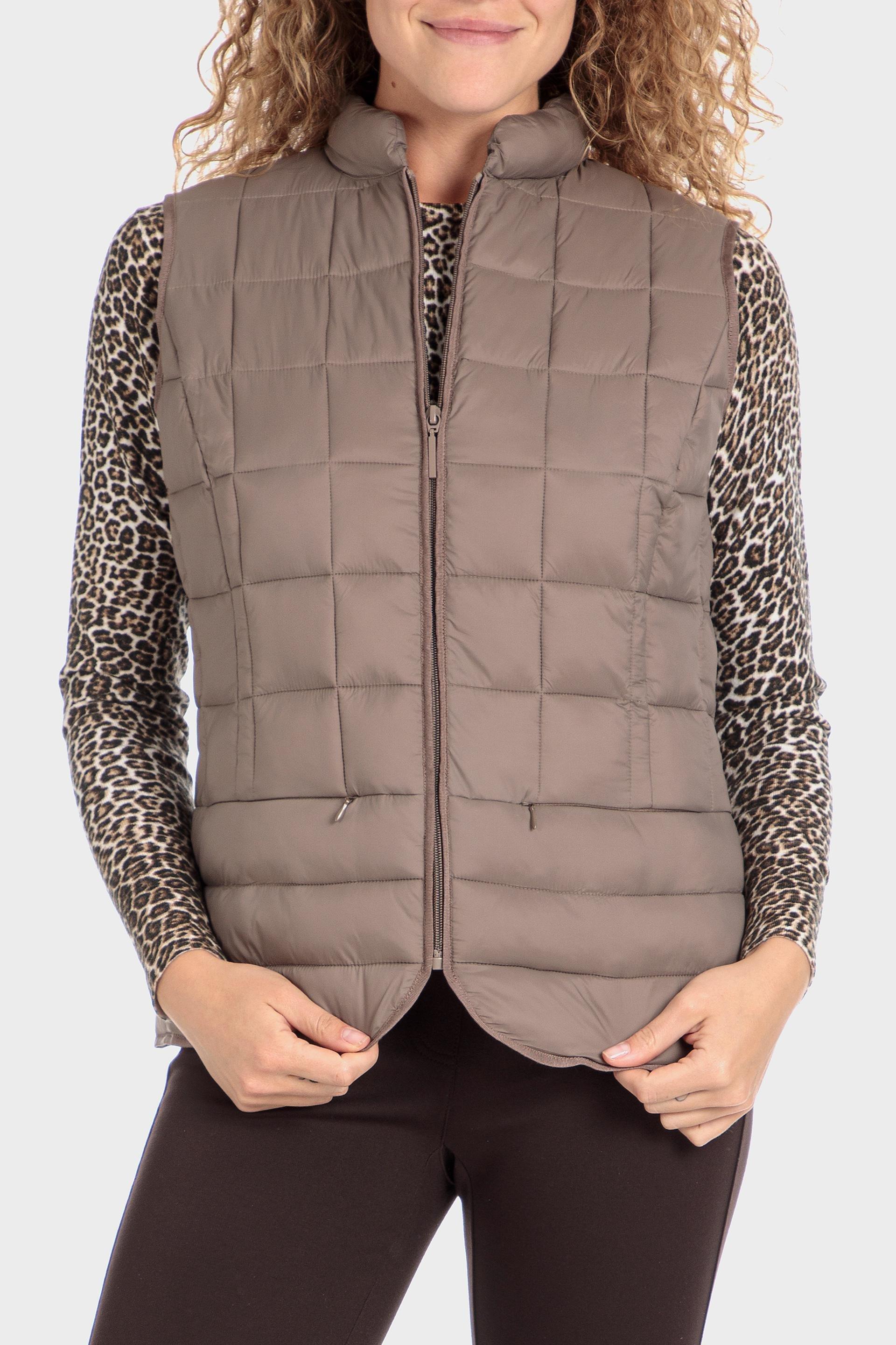Brown Padded Jacket, , large image number 4