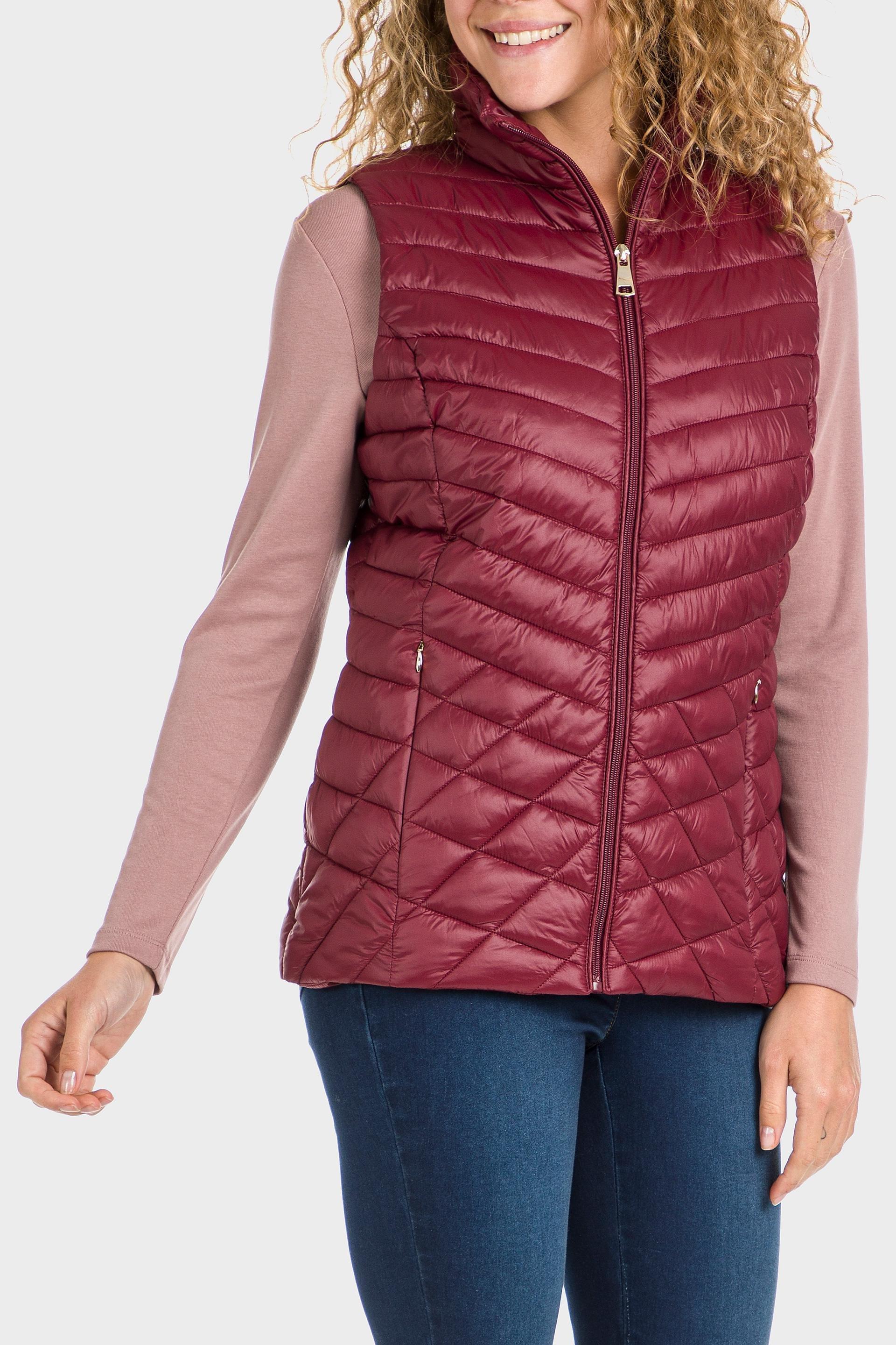 Red Padded Waistcoat, , large image number 0