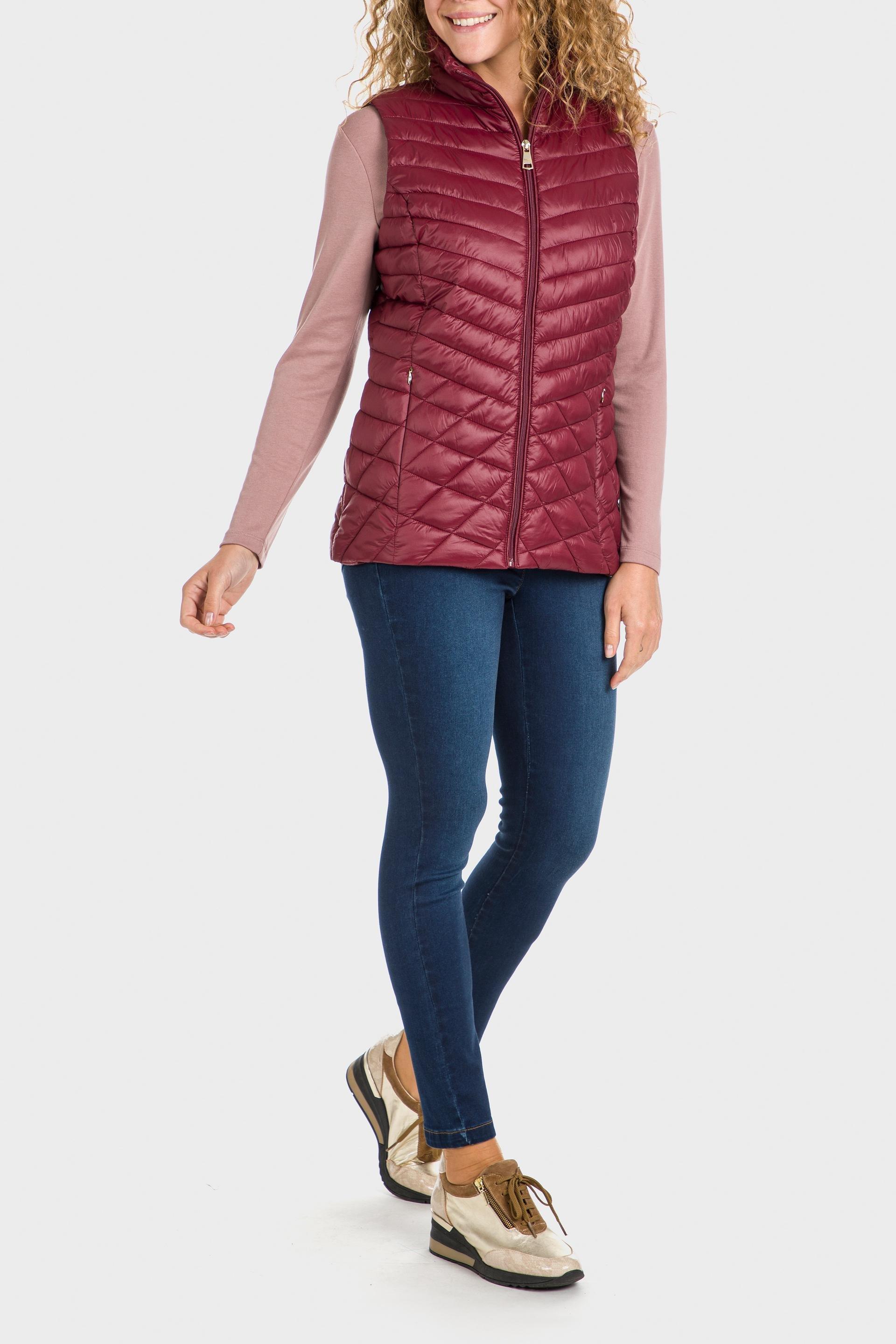 Red Padded Waistcoat, , large image number 1