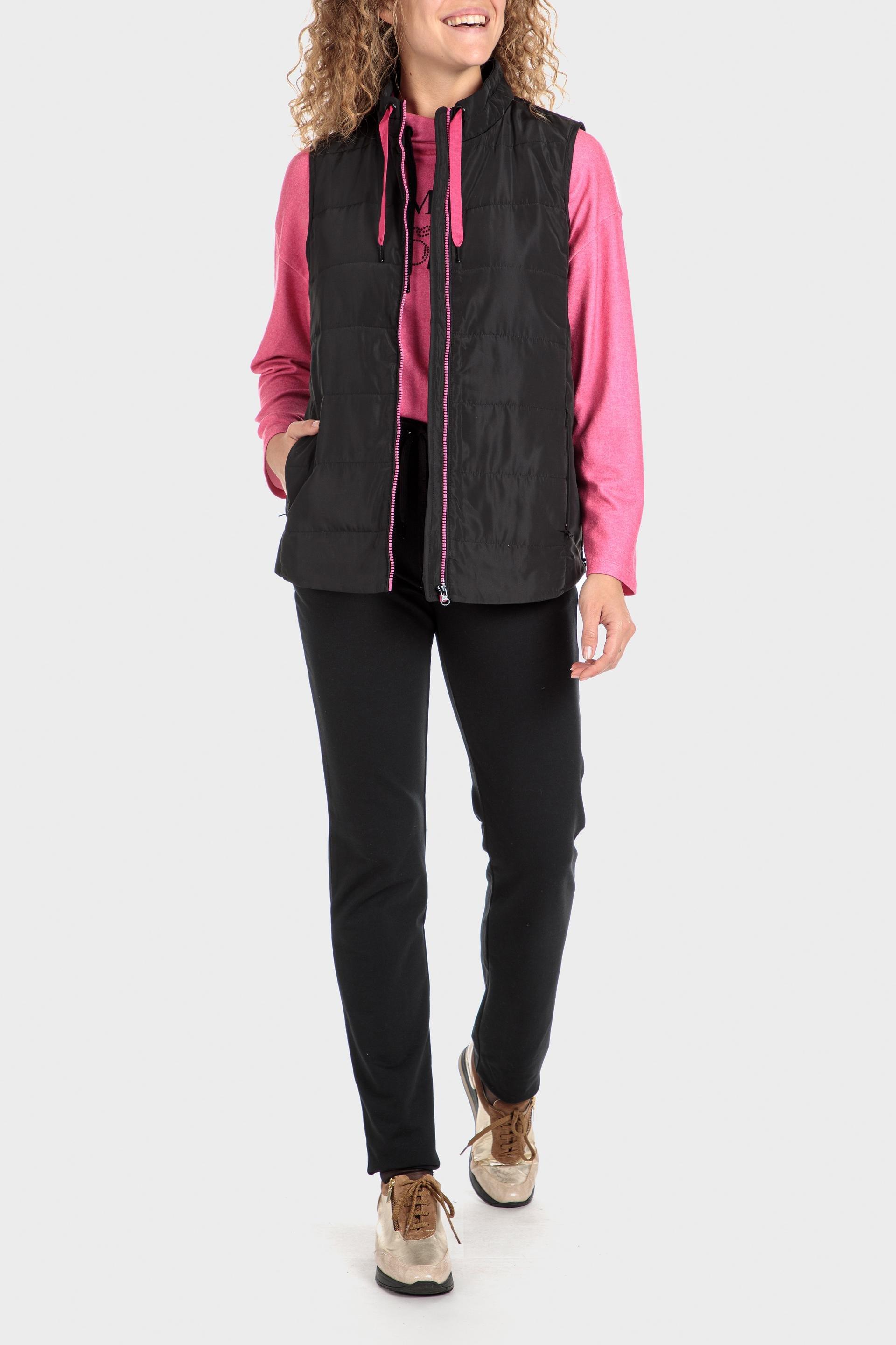 Pink Padded Waistcoat, , large image number 0