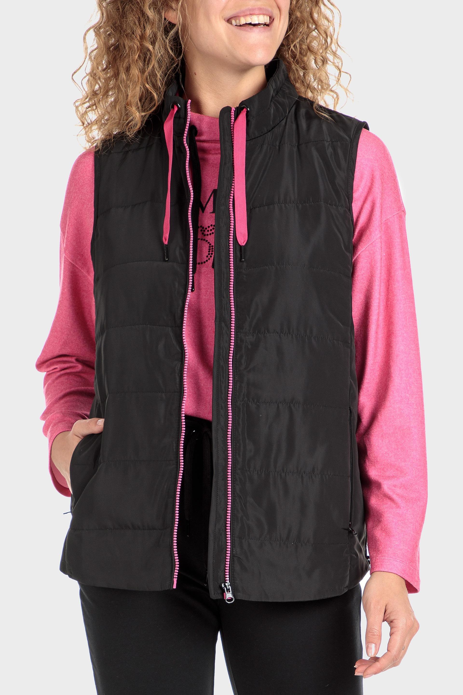 Pink Padded Waistcoat, , large image number 1