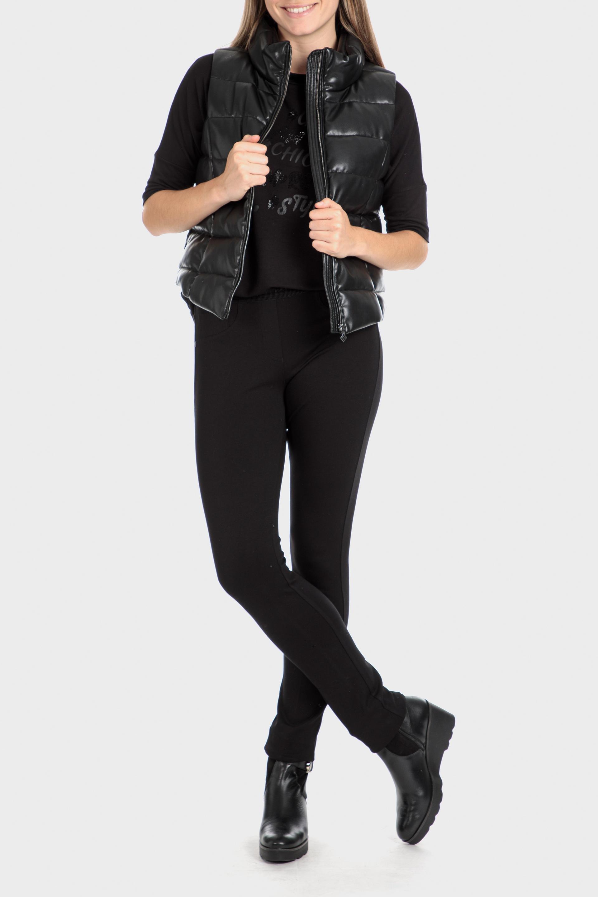 Black Leather Vest, , large image number 1