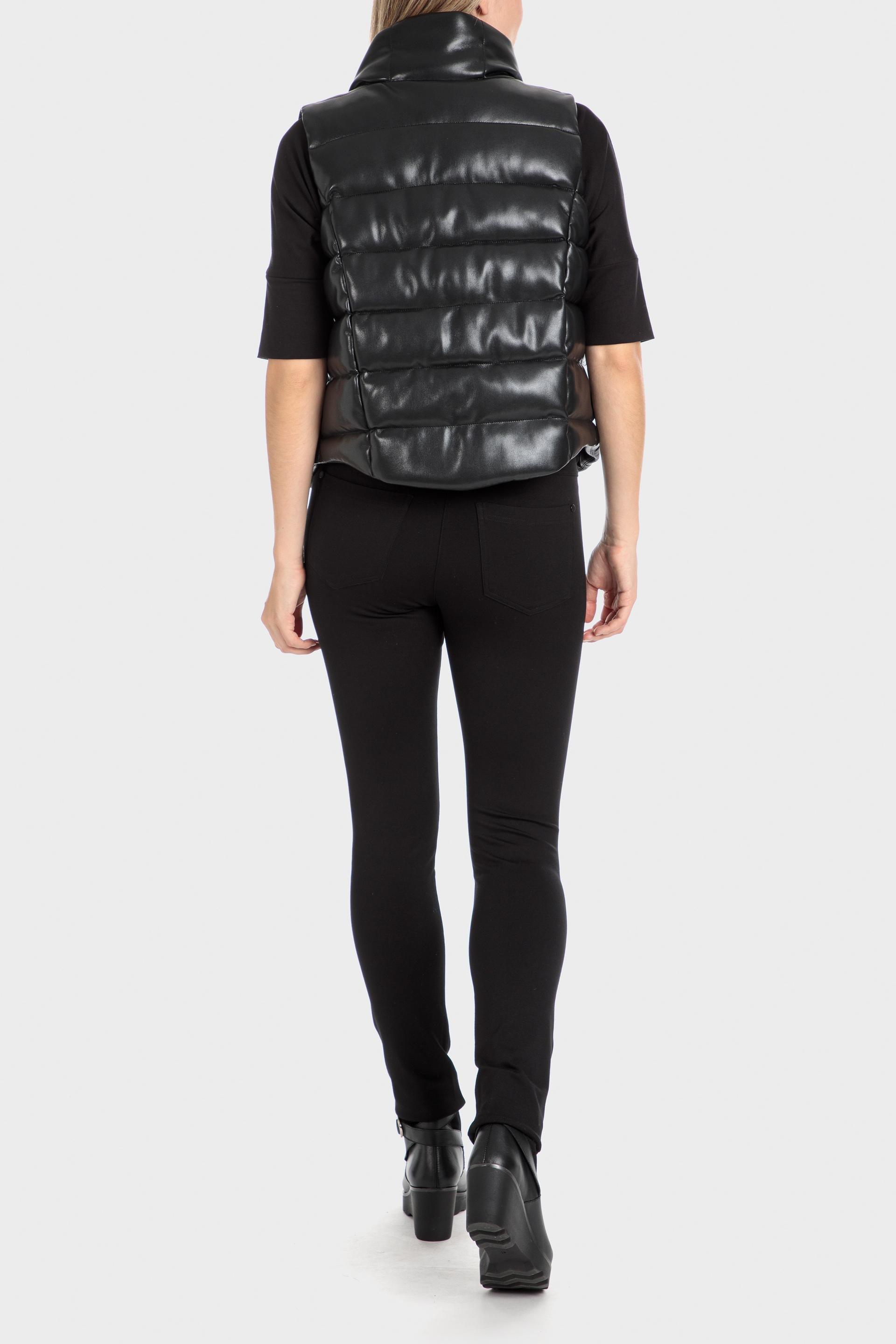 Black Leather Vest, , large image number 3