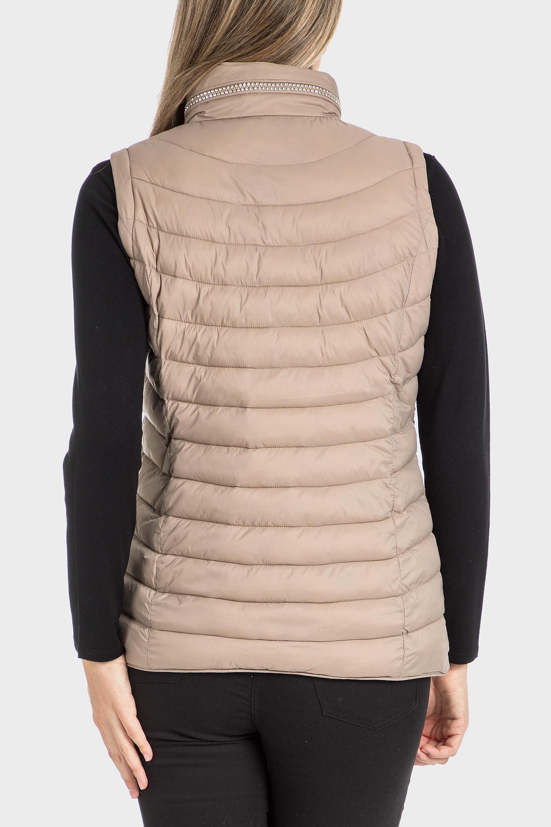Beige Vest, Beige, large image number 2