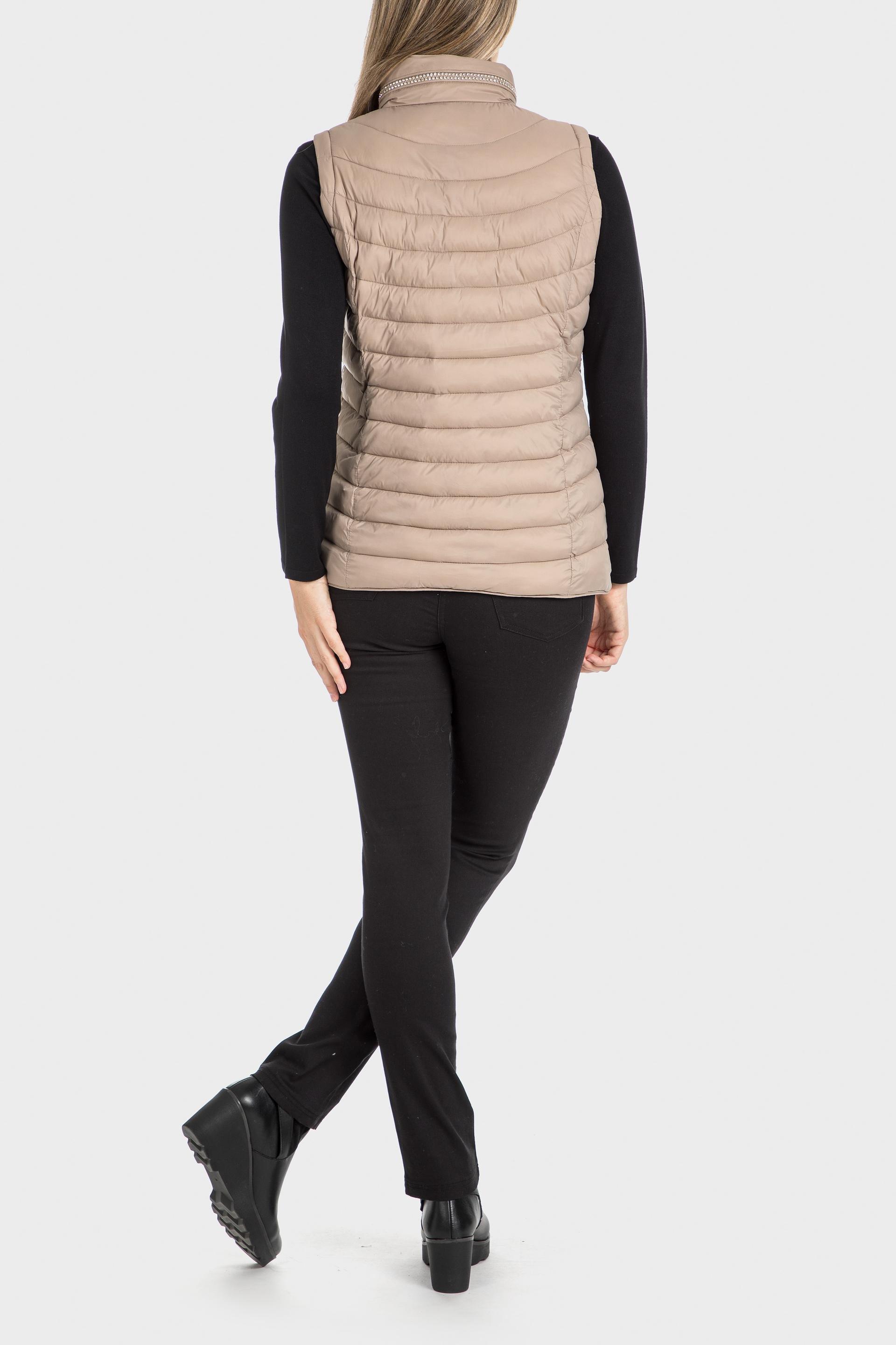 Beige Vest, Beige, large image number 3