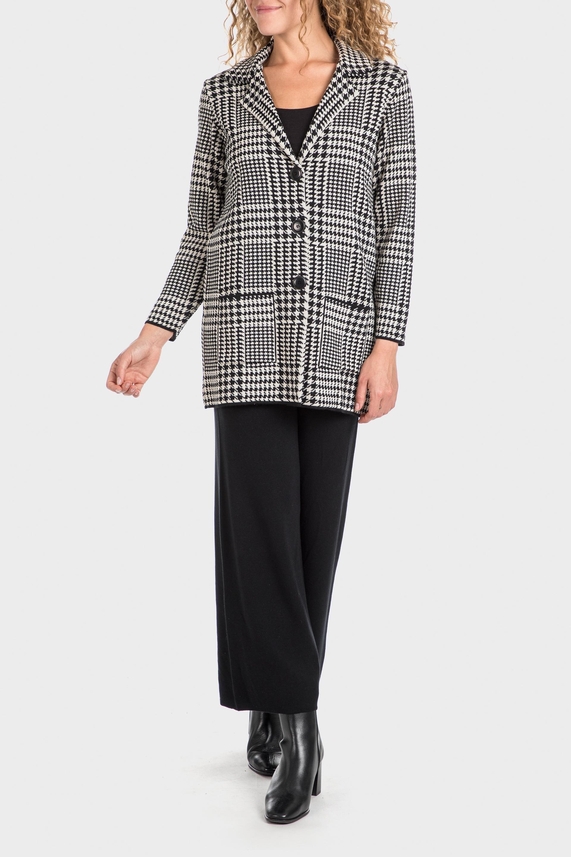 Punt Roma - White Houndstooth Jacket