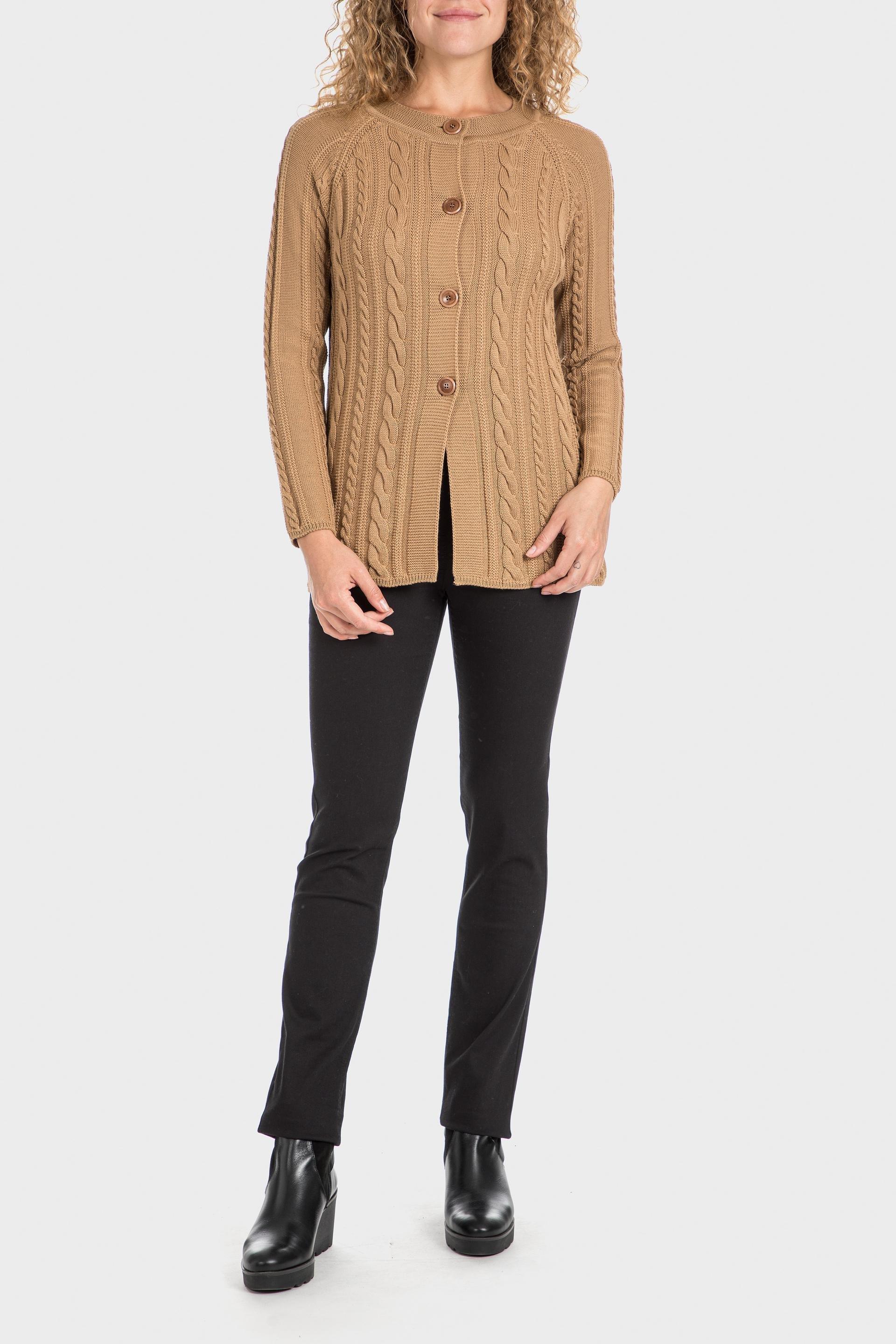 Brown Braided Jacket, , large image number 1