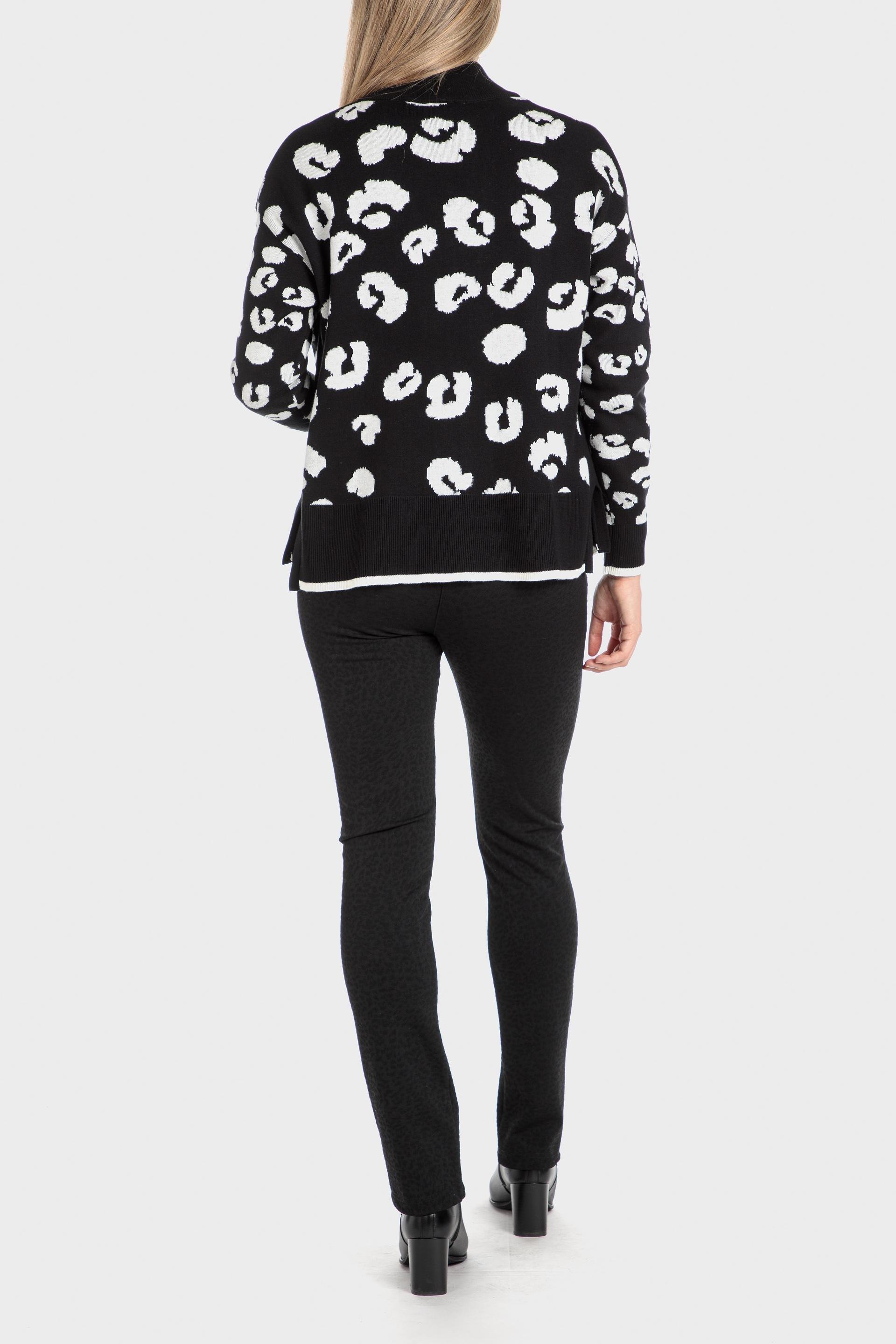 Black Jacquard Jacket, Black, large image number 6