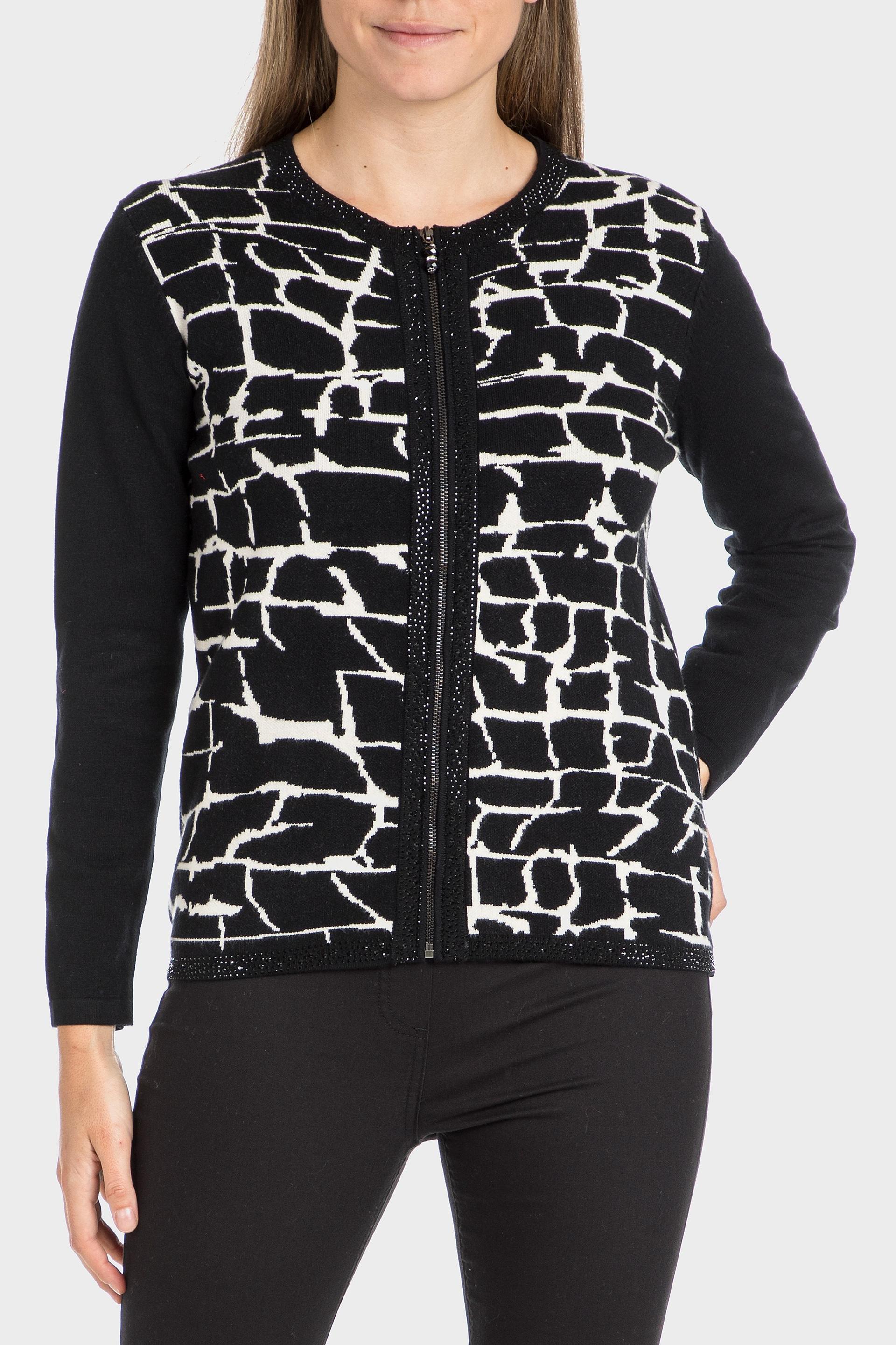 Black Zipper Jacket, , large image number 0