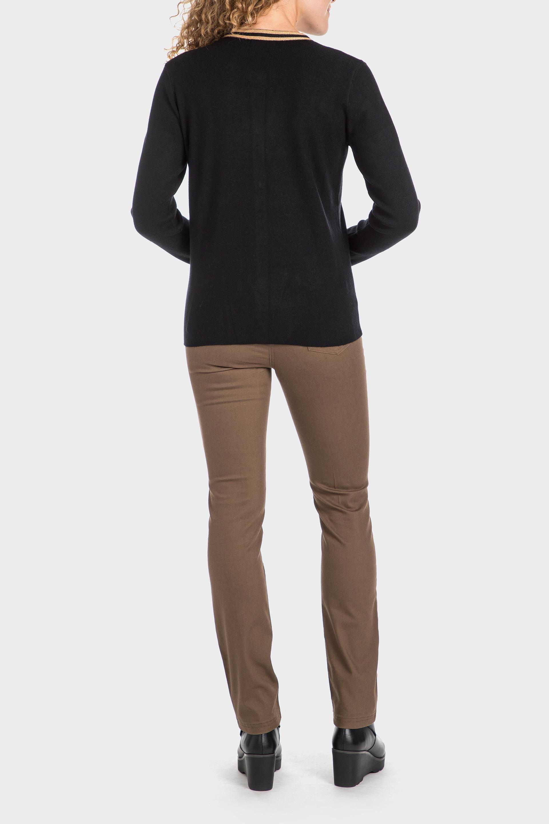 Black Metallic Thread Jacket, , large image number 6