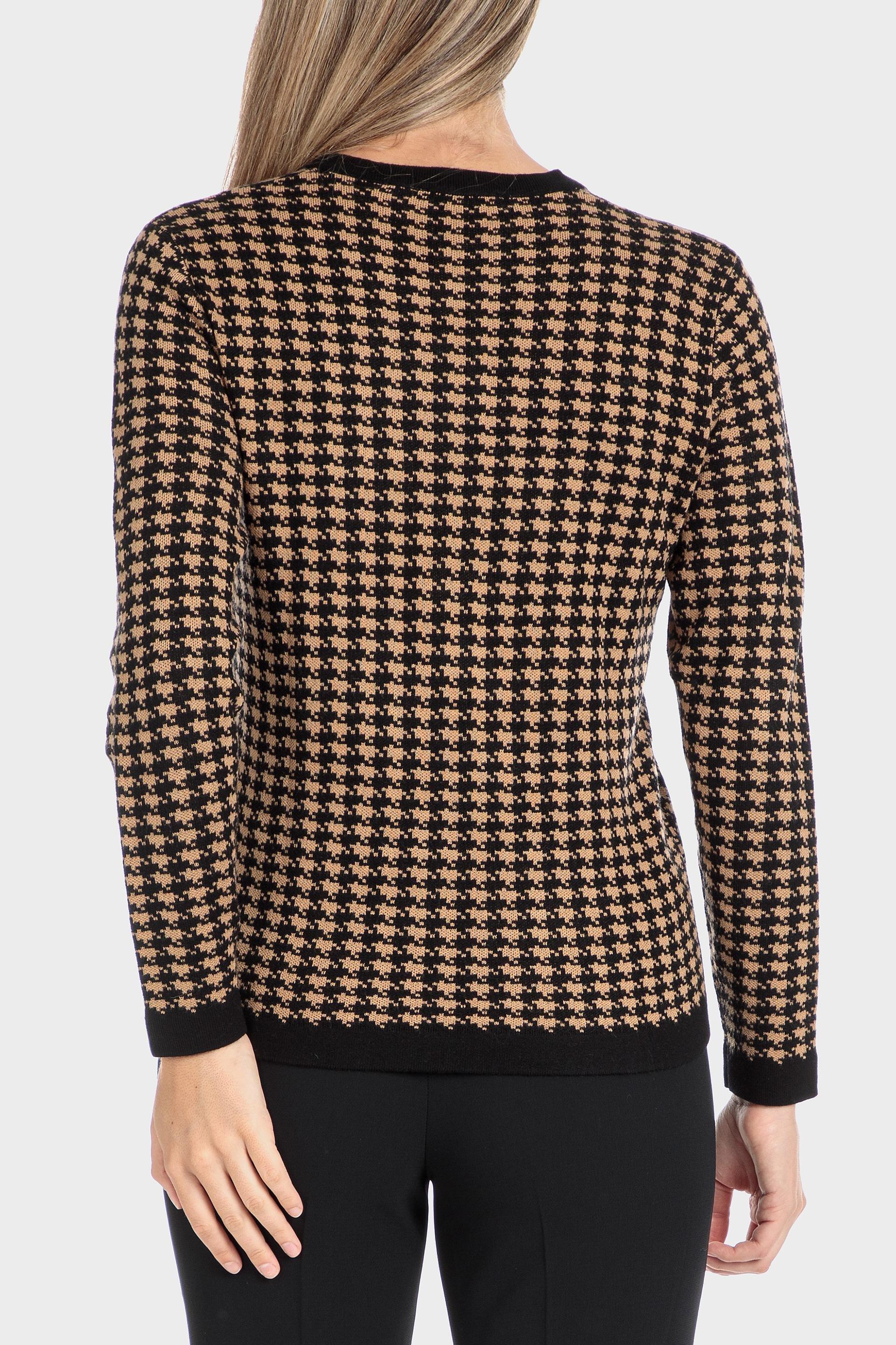 Brown Houndstooth Jacket, , large image number 2