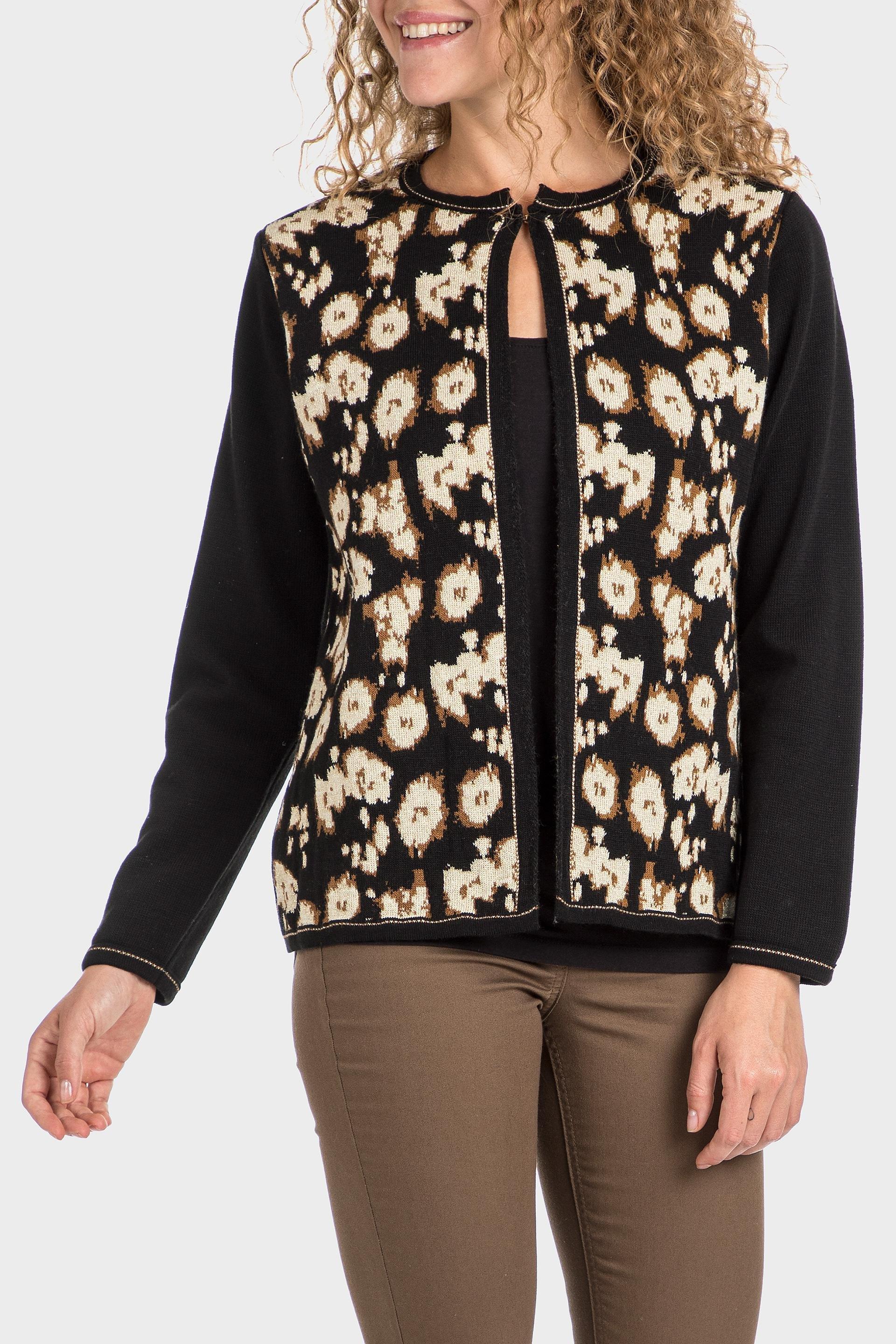 Punt Roma - Black Jacquard Jacket