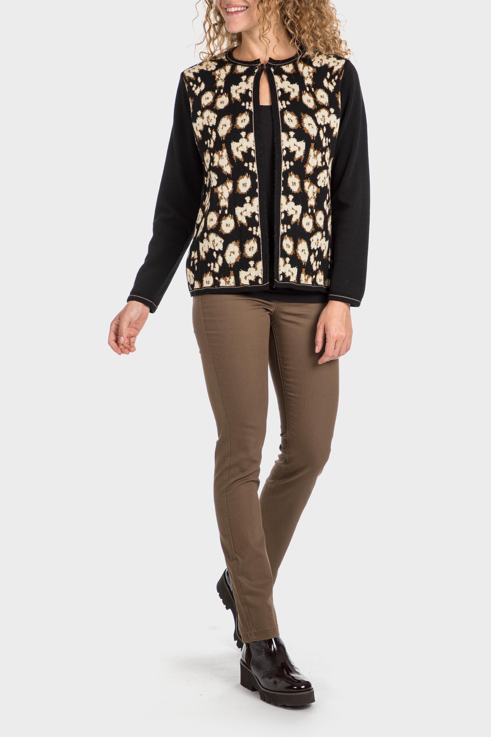 Black Jacquard Jacket, , large image number 4