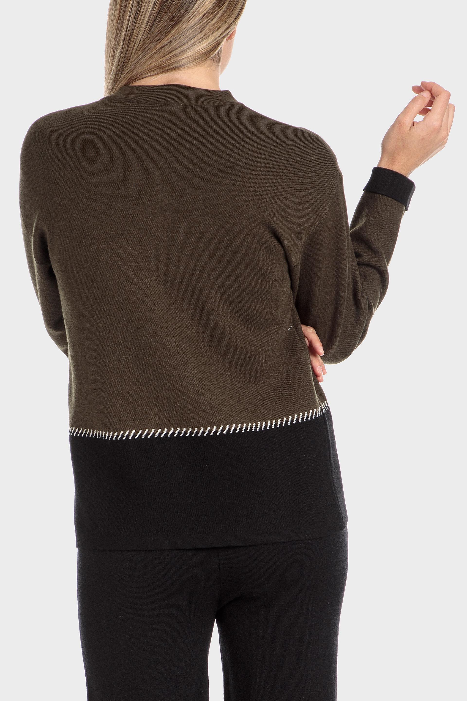 Khaki Zipper Jacket, , large image number 3