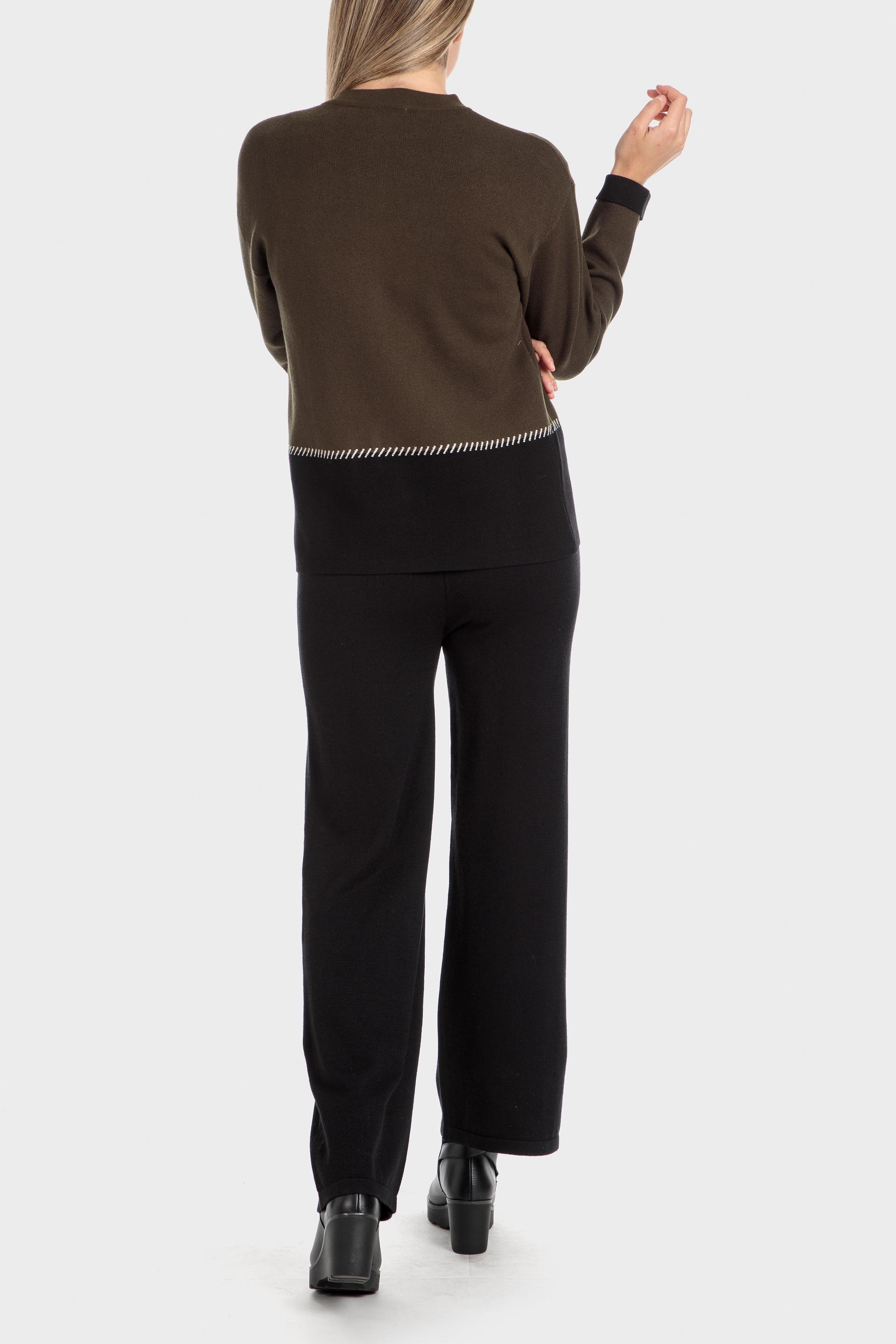 Khaki Zipper Jacket, , large image number 6
