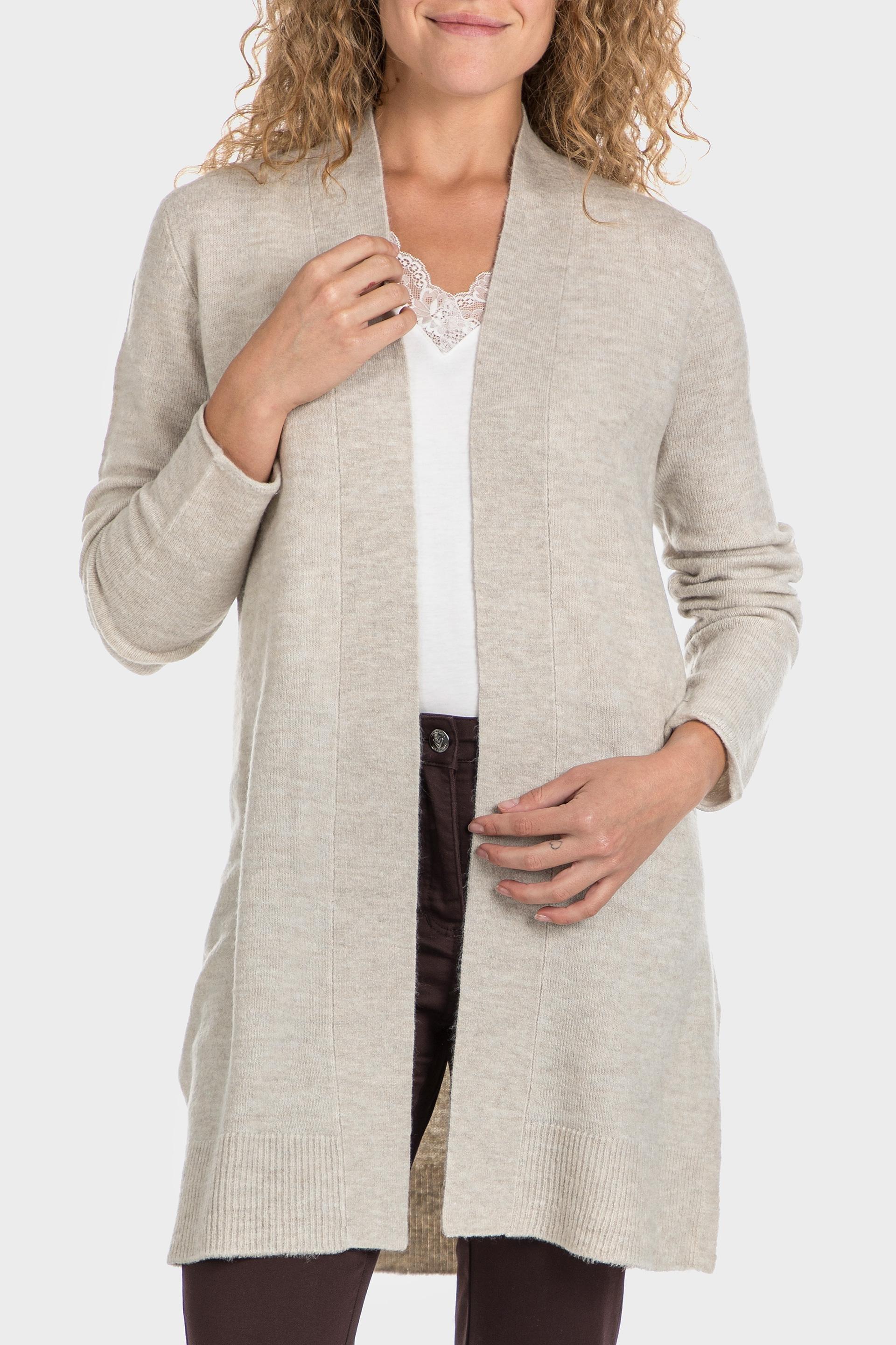 Beige Open Jacket, Beige Stone, large image number 0
