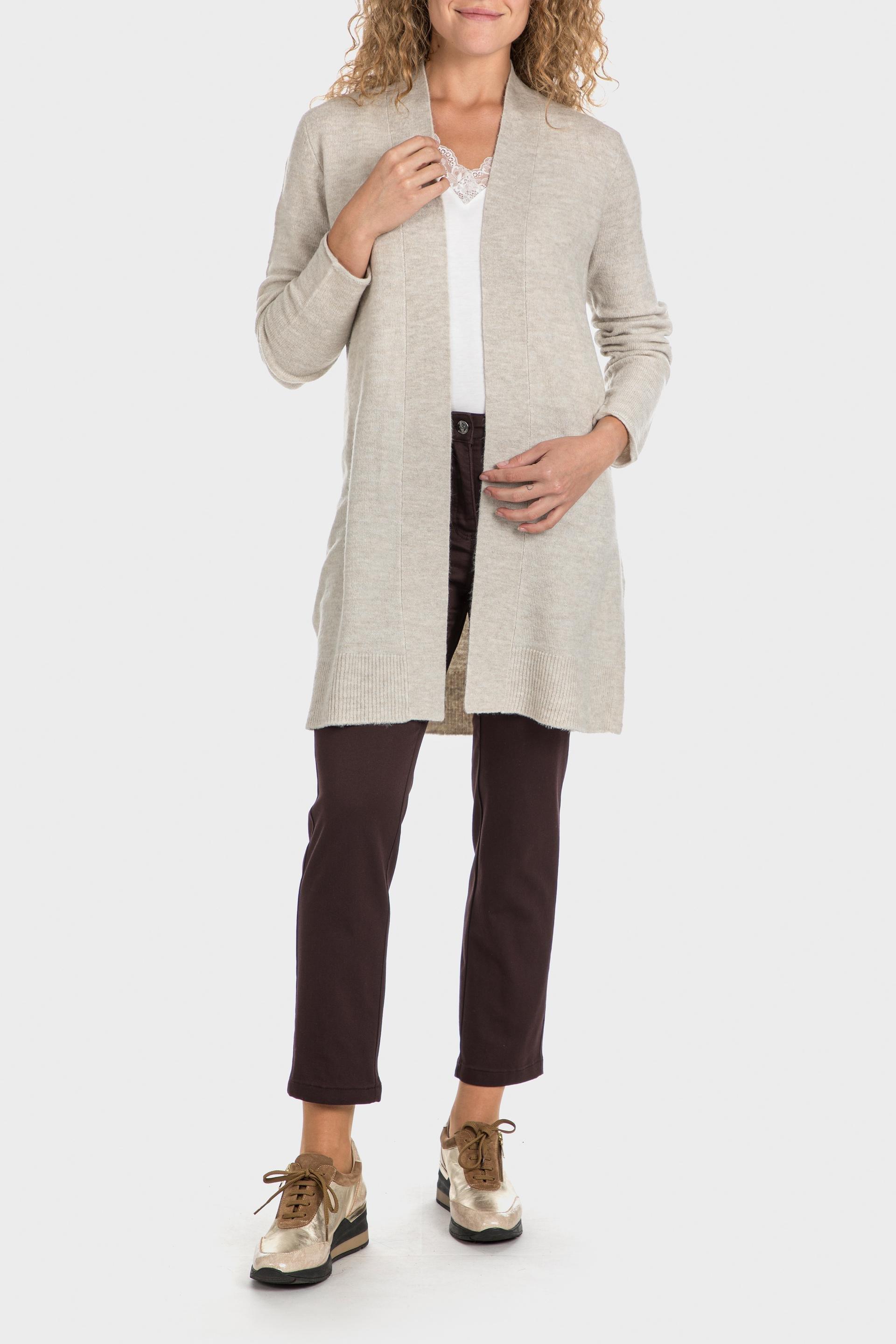 Beige Open Jacket, Beige Stone, large image number 1