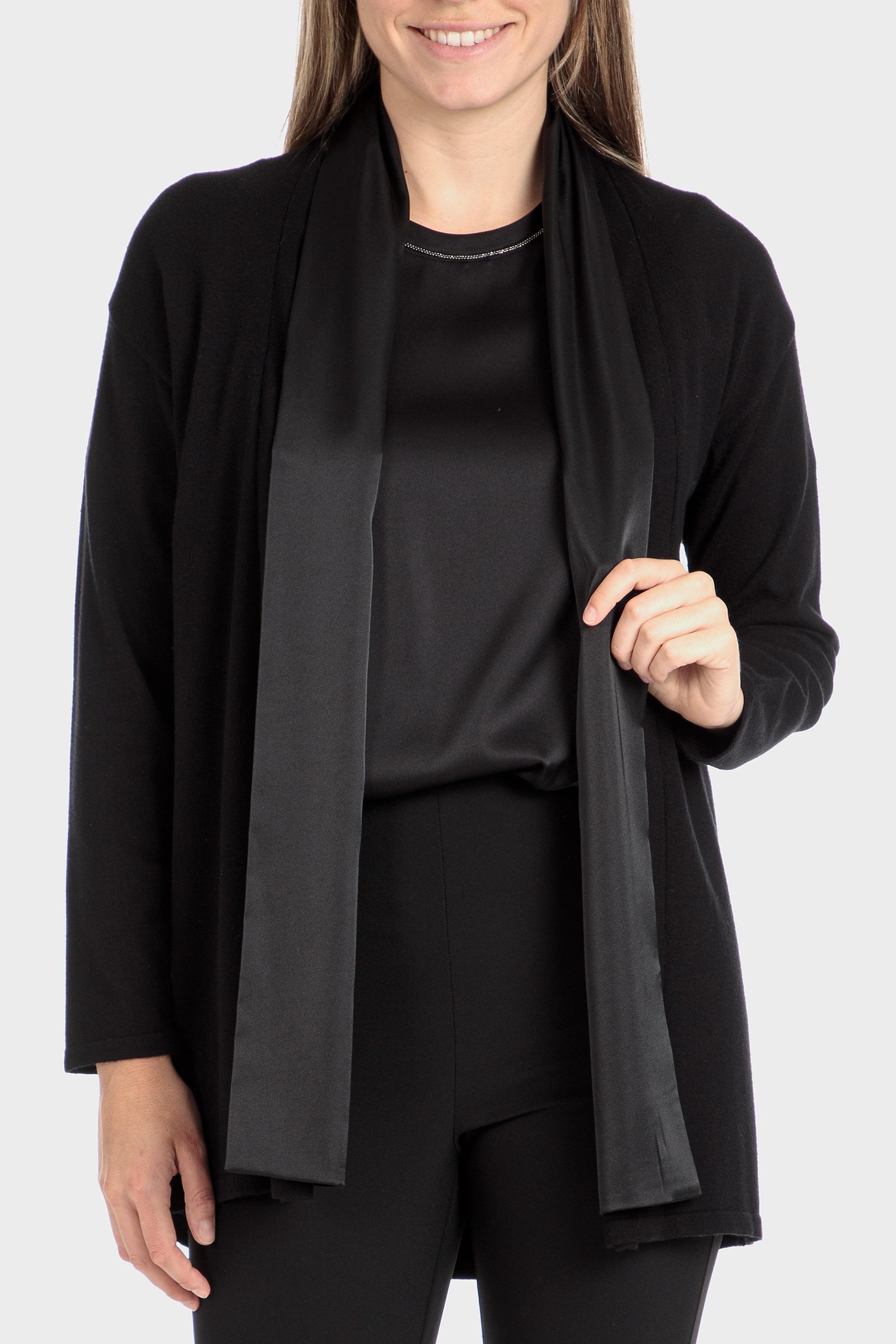 Black Open Jacket, Black, large image number 5