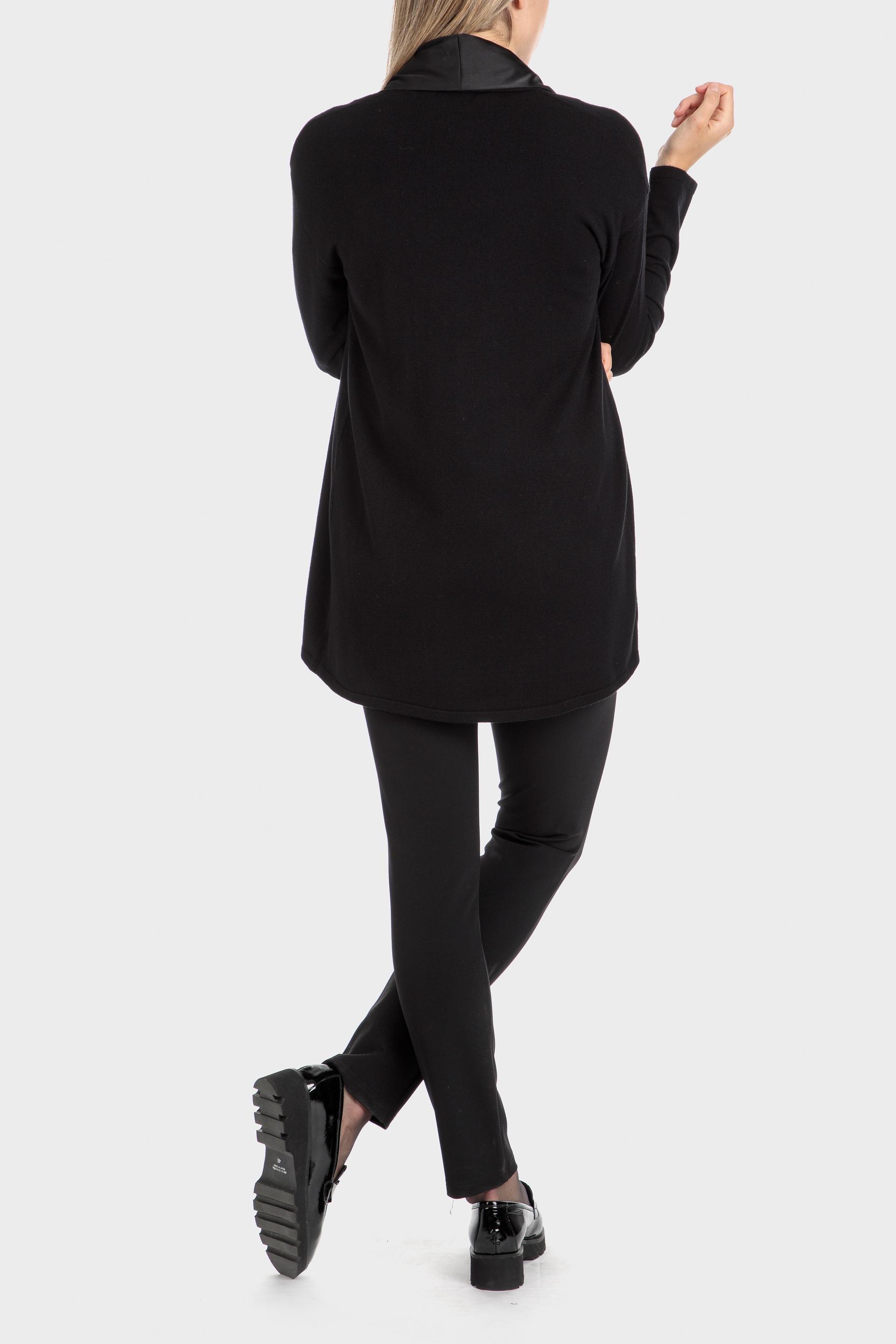 Black Open Jacket, Black, large image number 6